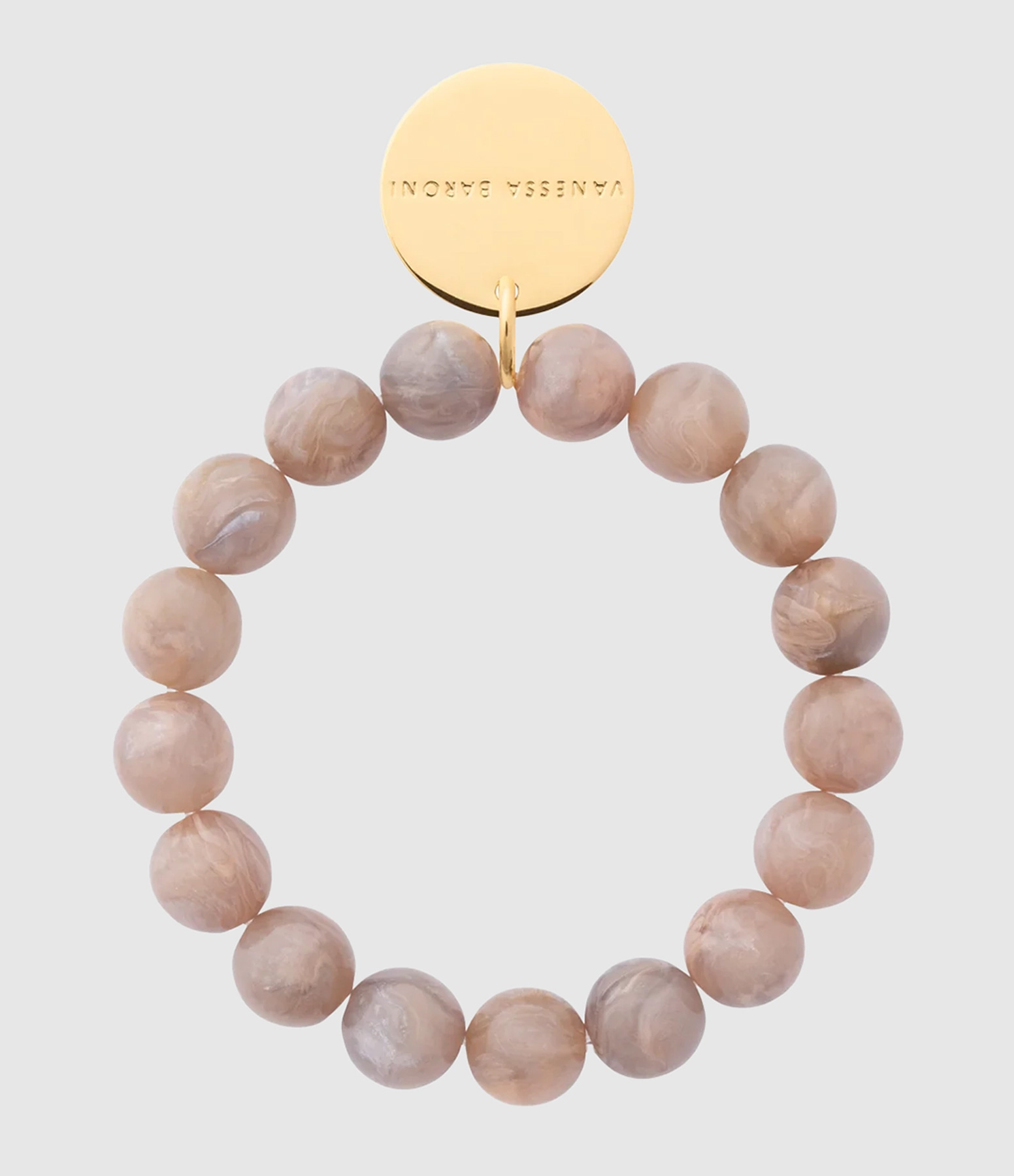 Biancone Marble Mini Beads Flex Bracelet