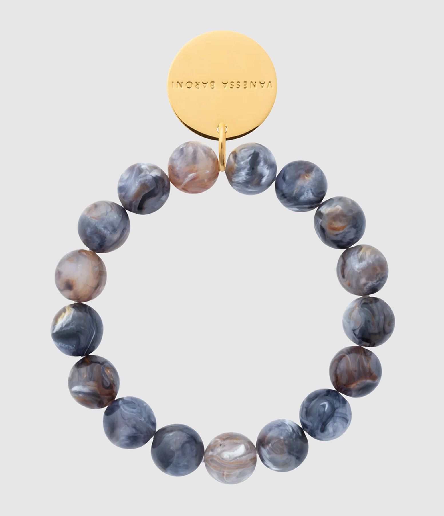 Mini Beads Flex Blue Jeans Marble Bracelet