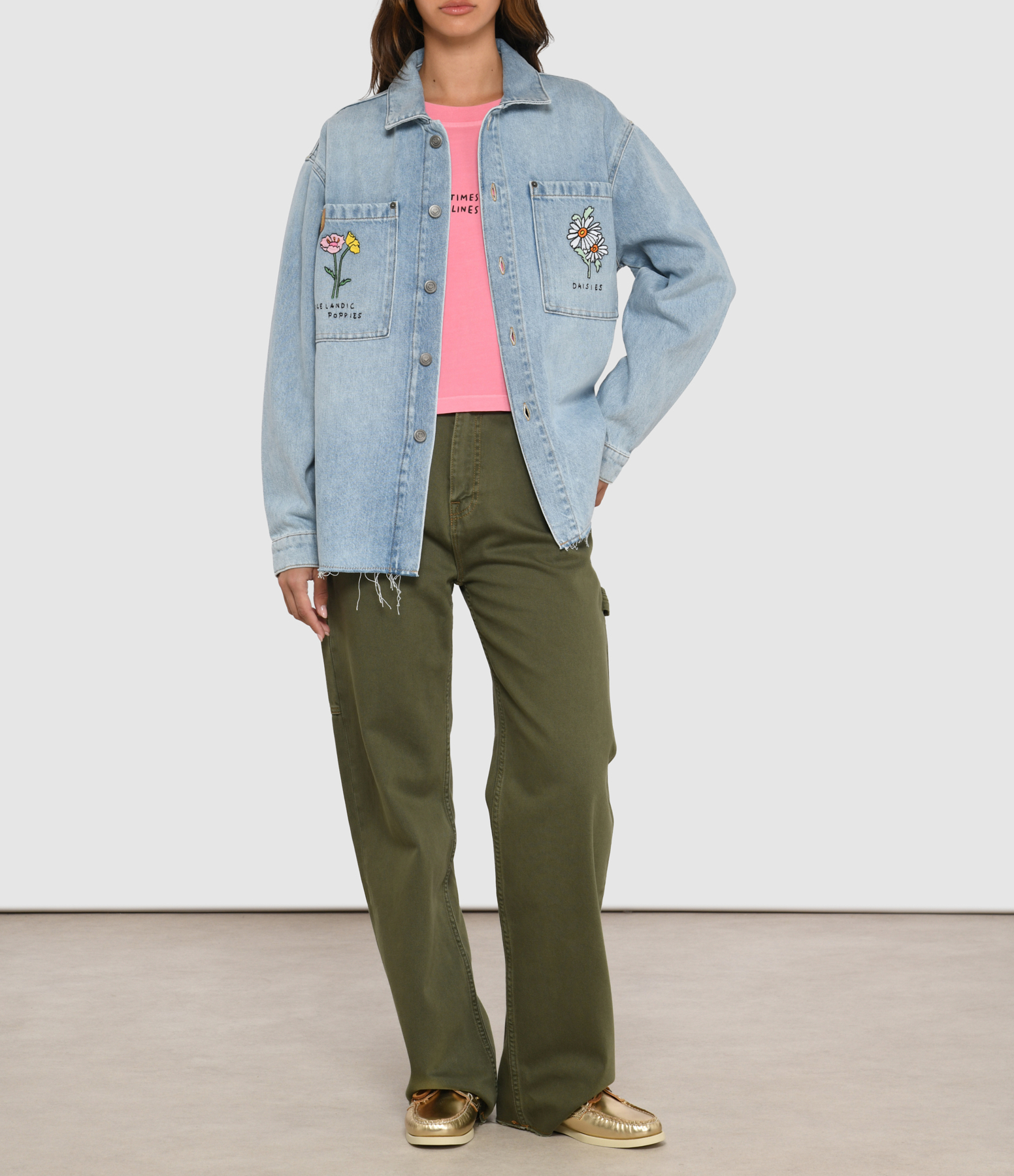 Relaxed-fit Carpenter Trousers in Khaki