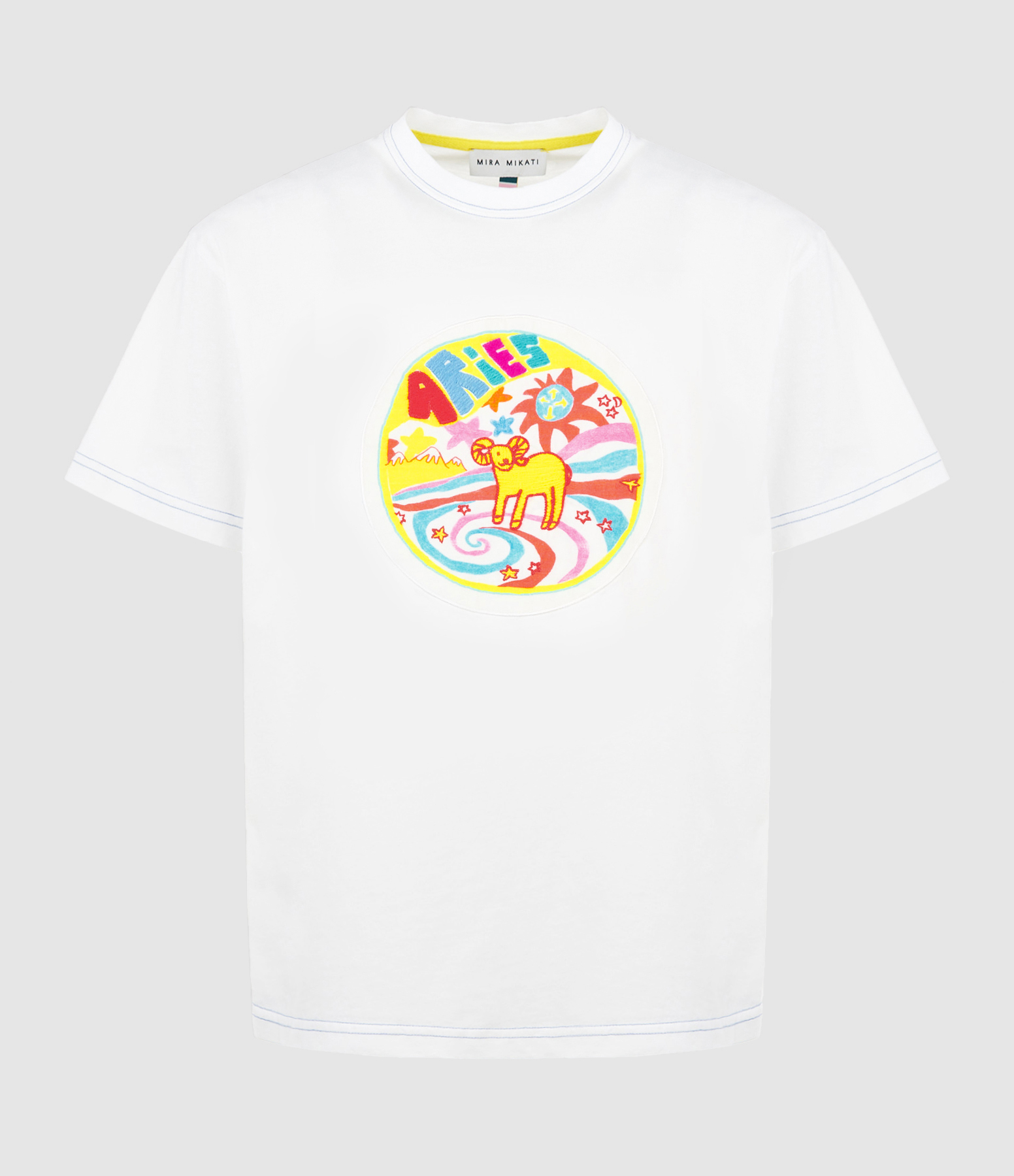 Formantera Aries Organic Cotton T-shirt – White, Dancing in Tulum
