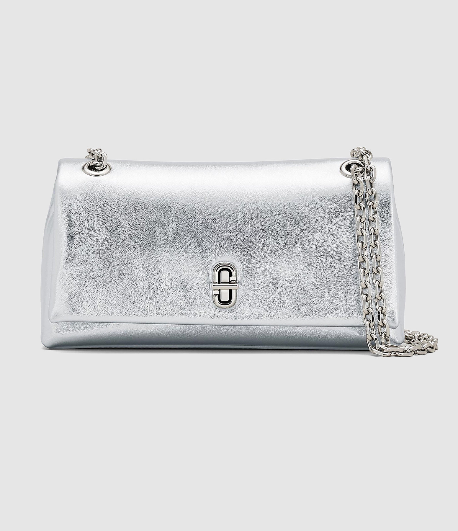 The Mini Dual Chain Wallet in Silver