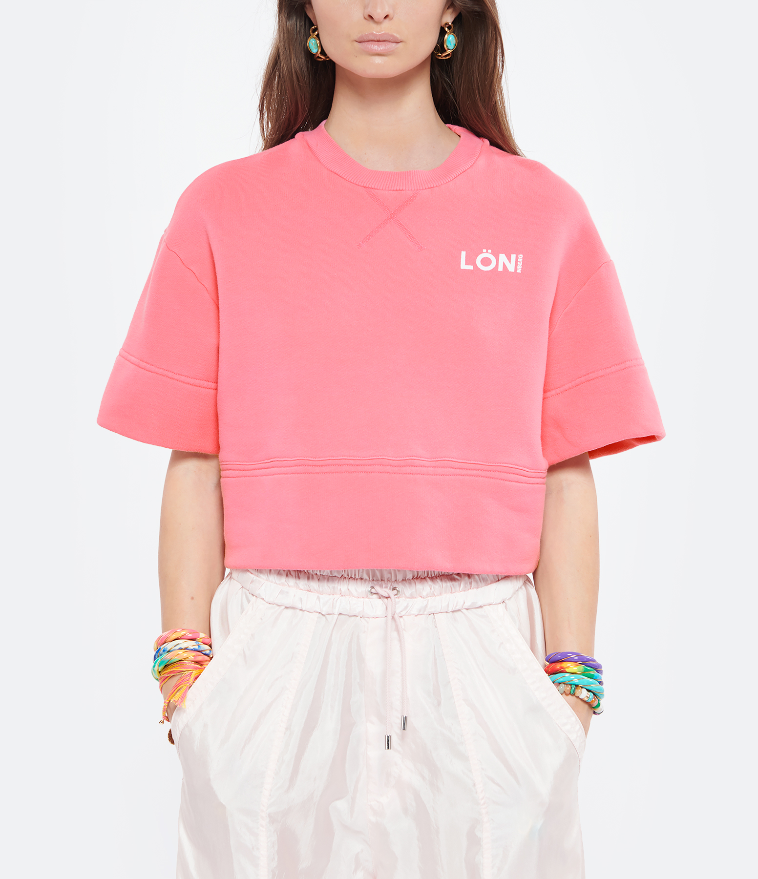 Pink Cotton Texas T-shirt