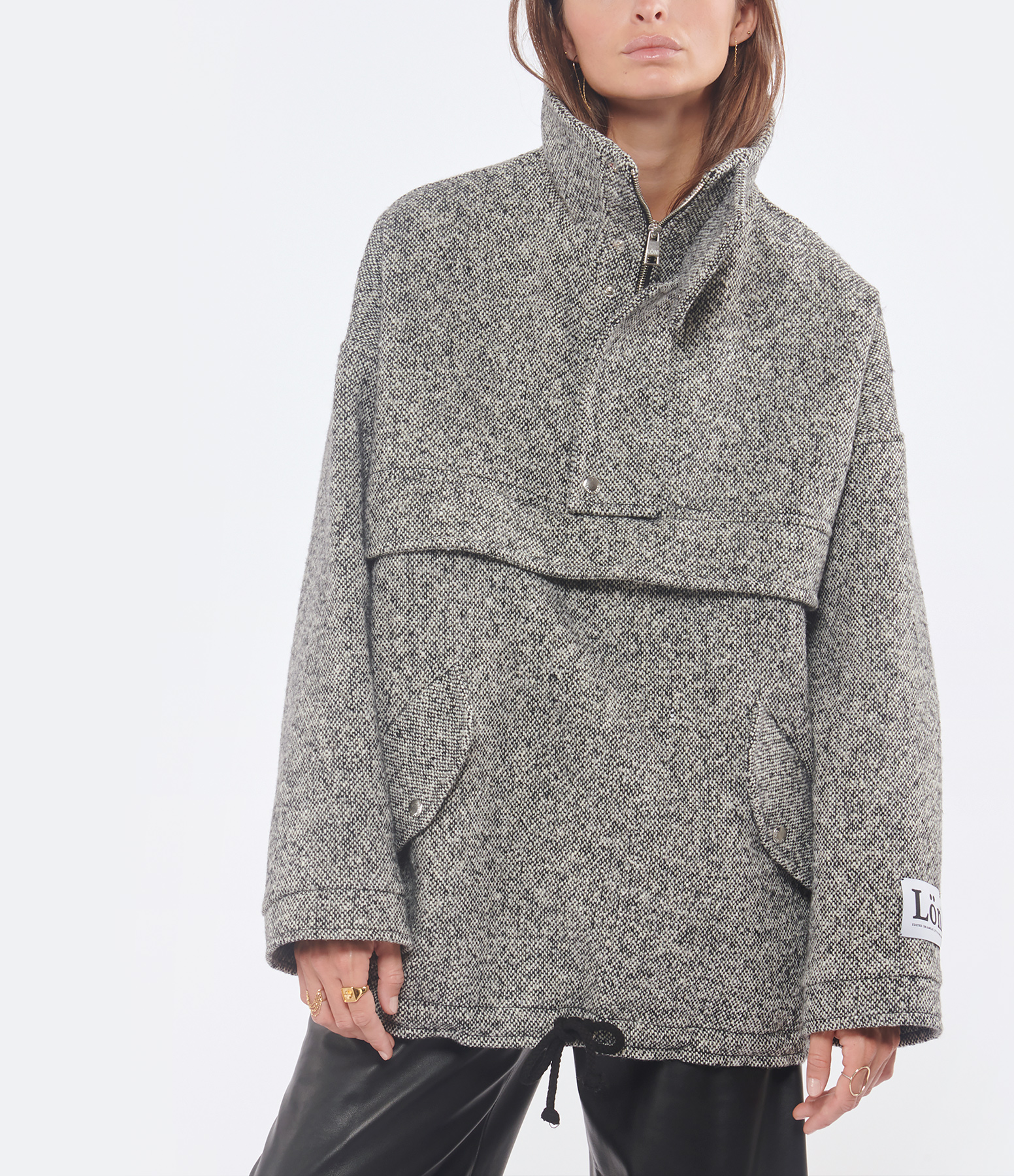 Logan Grey Tweed Wool Jacket