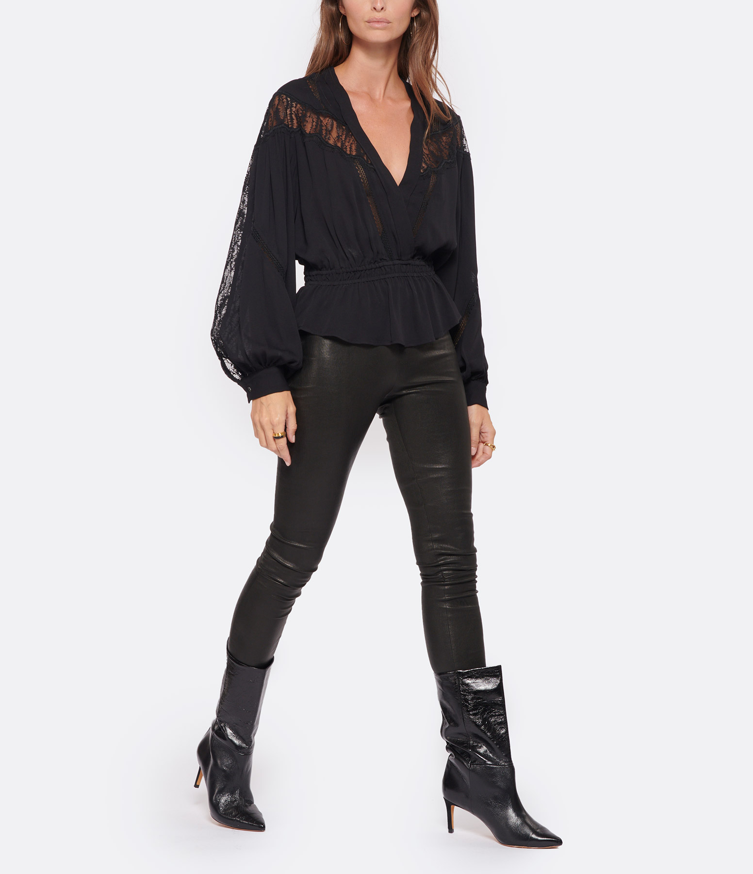 Chad Black Leggings