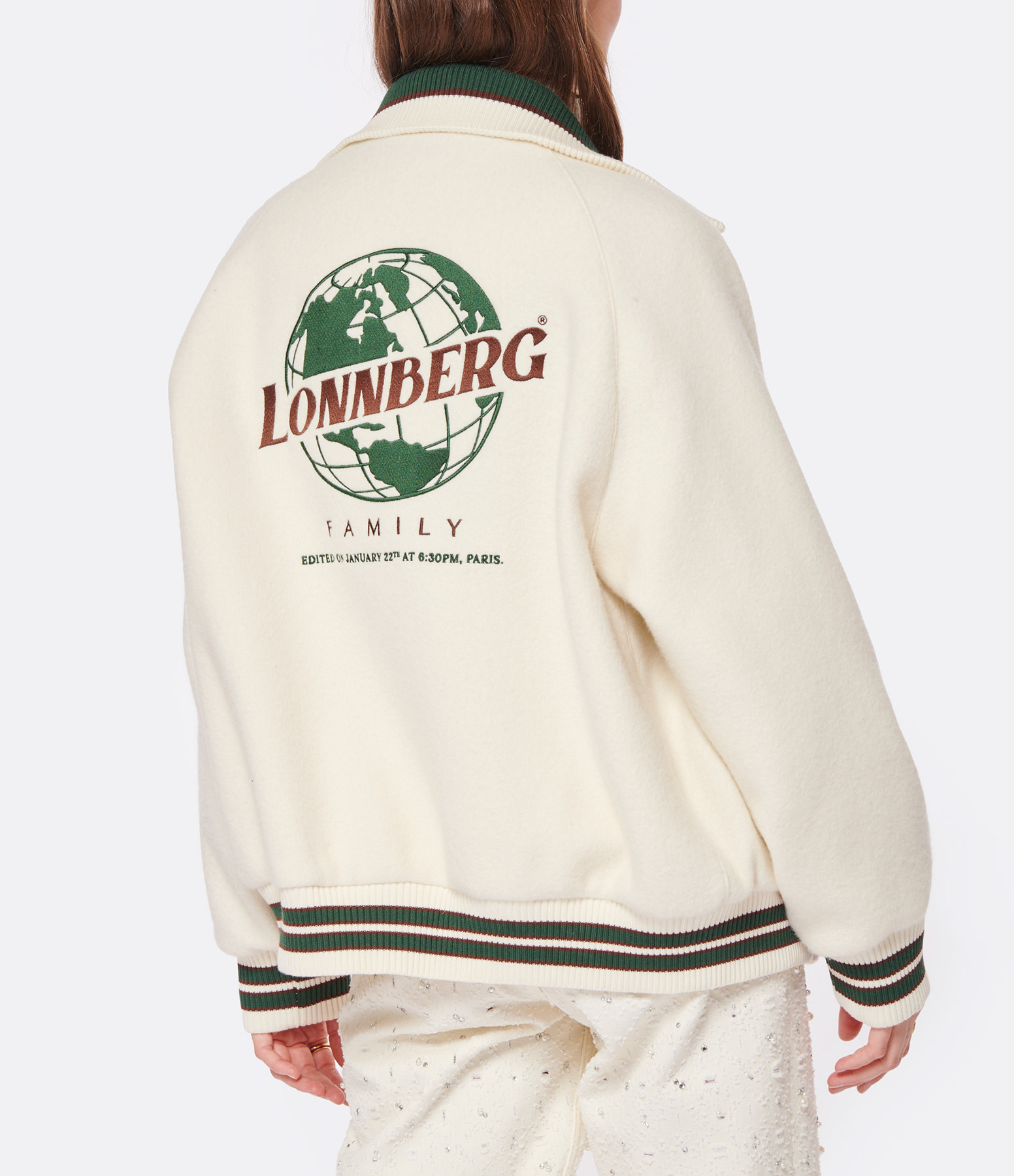 Lewis Ecru Wool Jacket