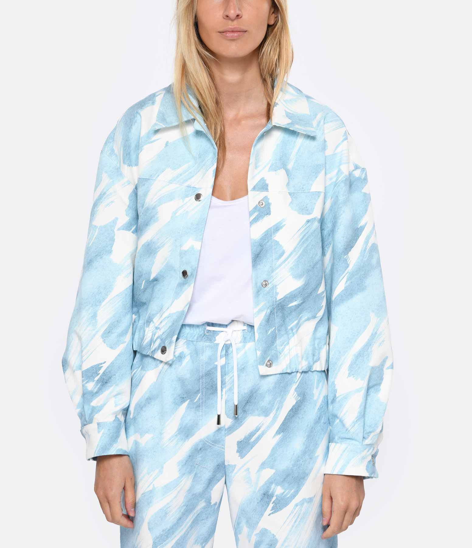 Rivera Printed Cotton Trousers