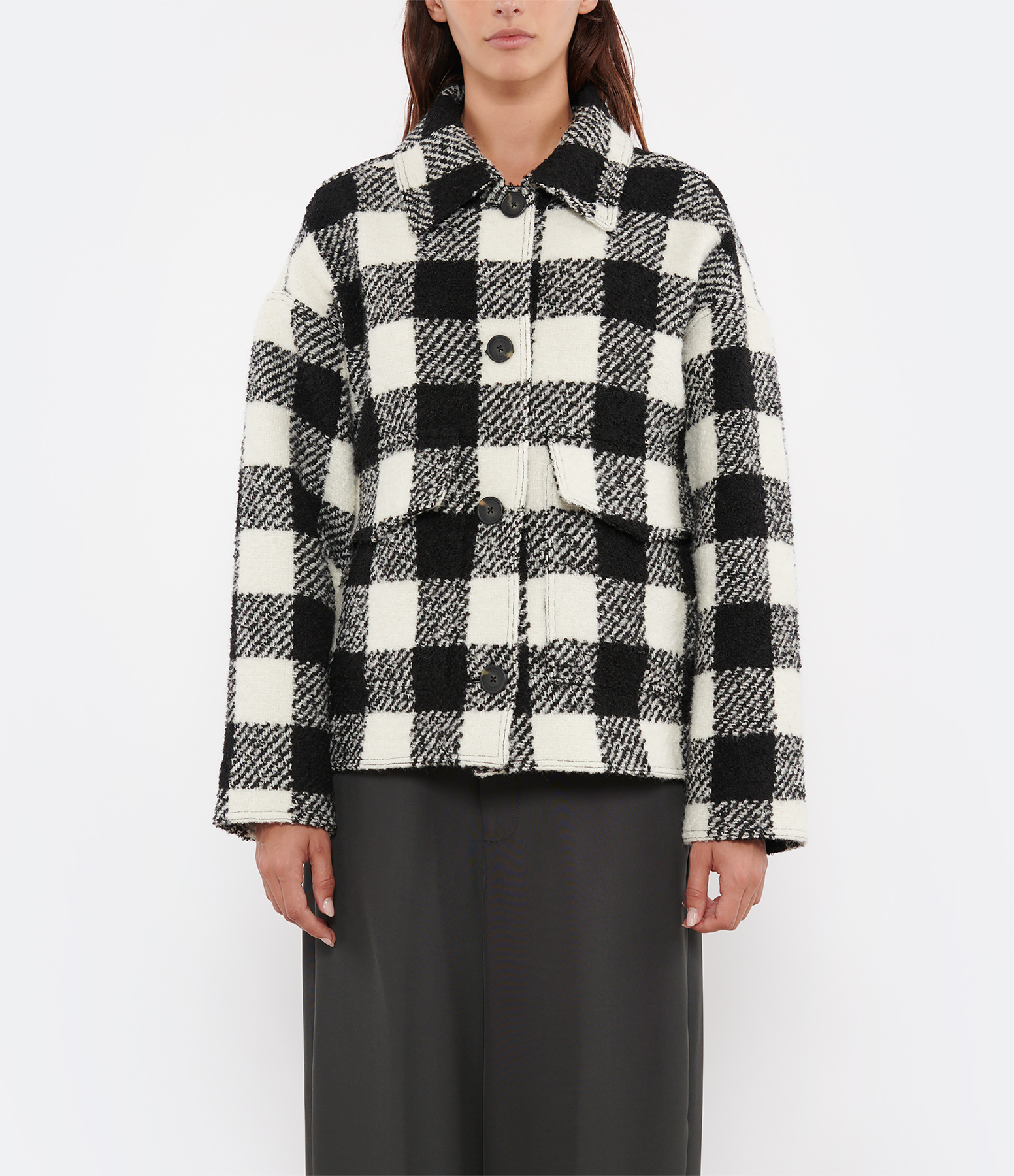 Adams Black Check Jacket