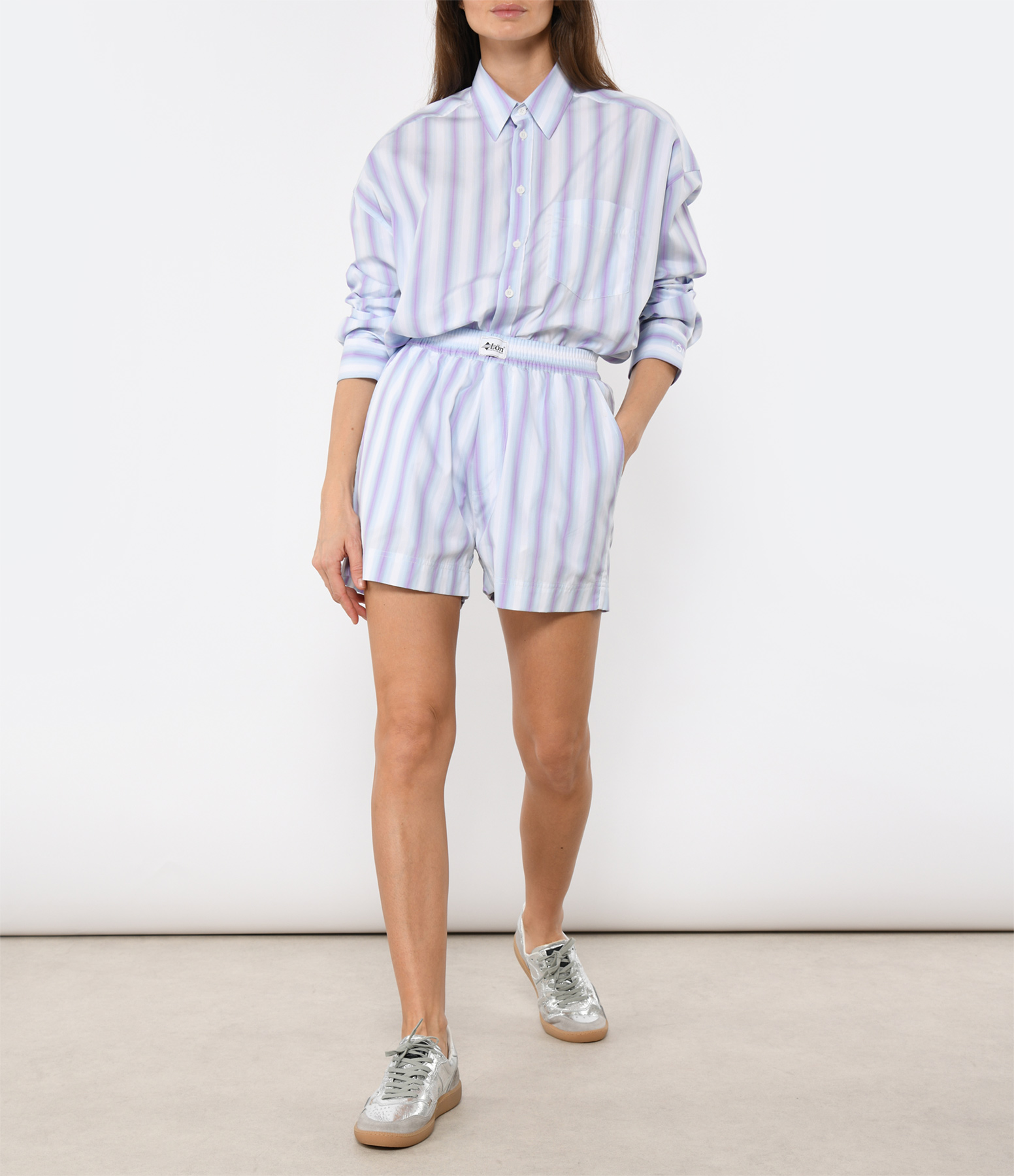 Oliver Purple Stripes Shorts