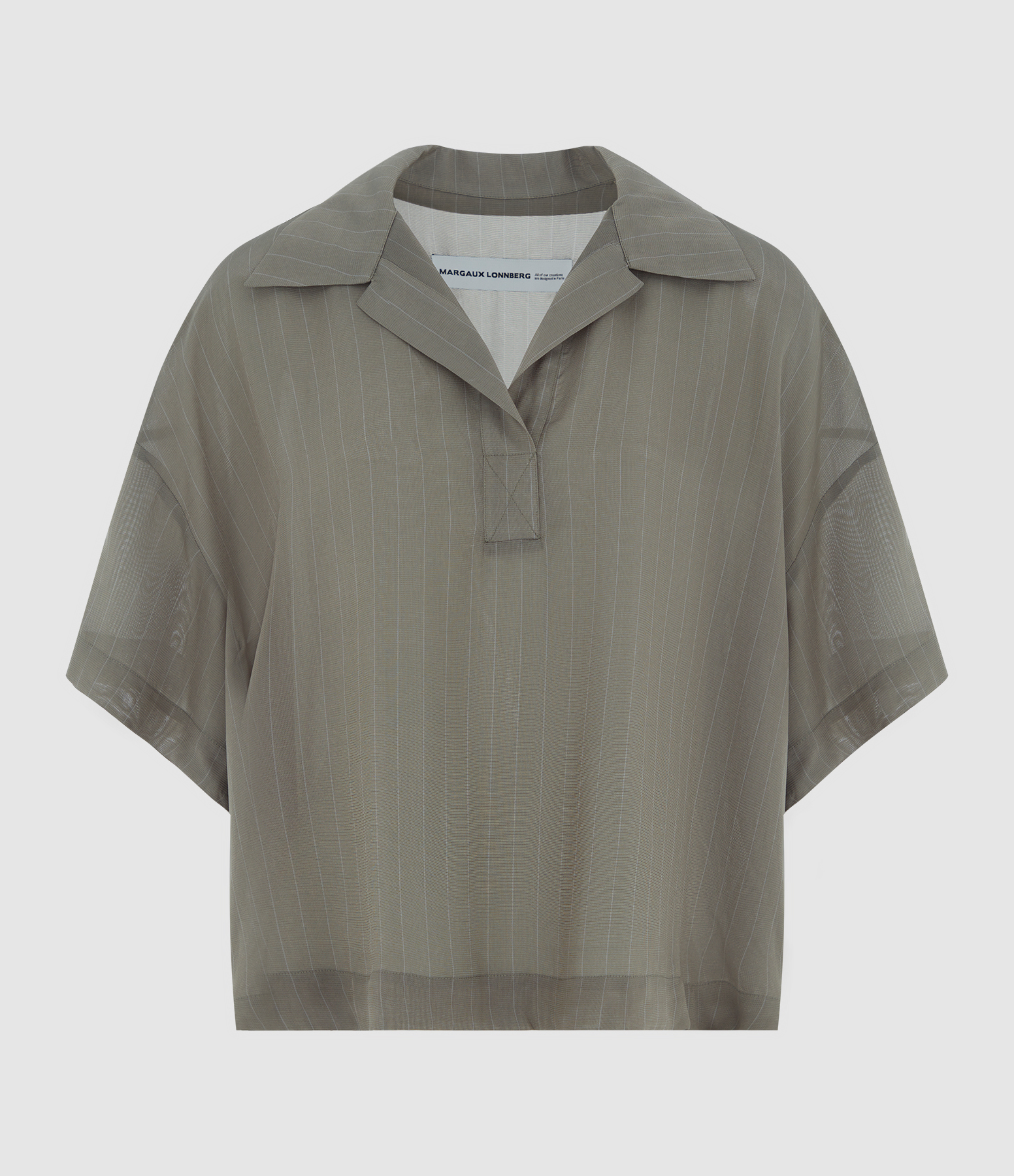 Talie Khaki Stripes Top