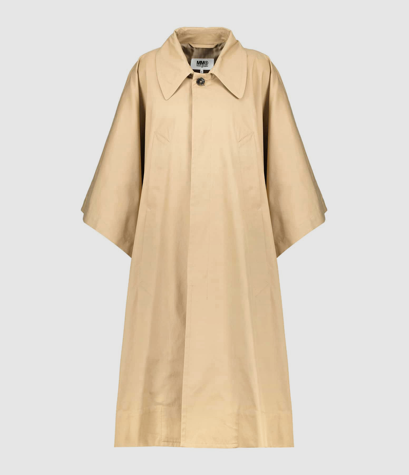 Beige Cotton Coat