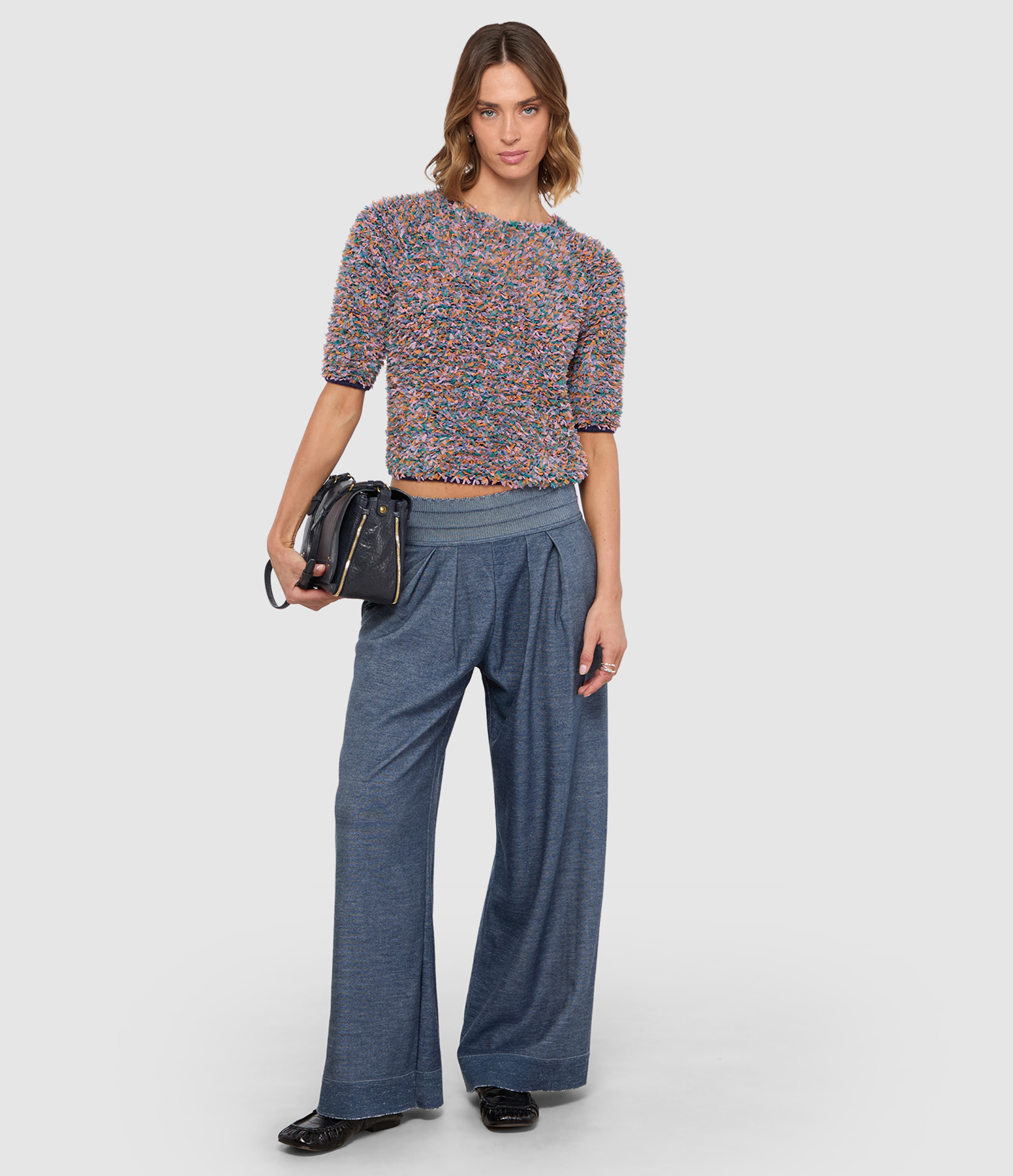 Lauren3 Blueberry Denim Trousers
