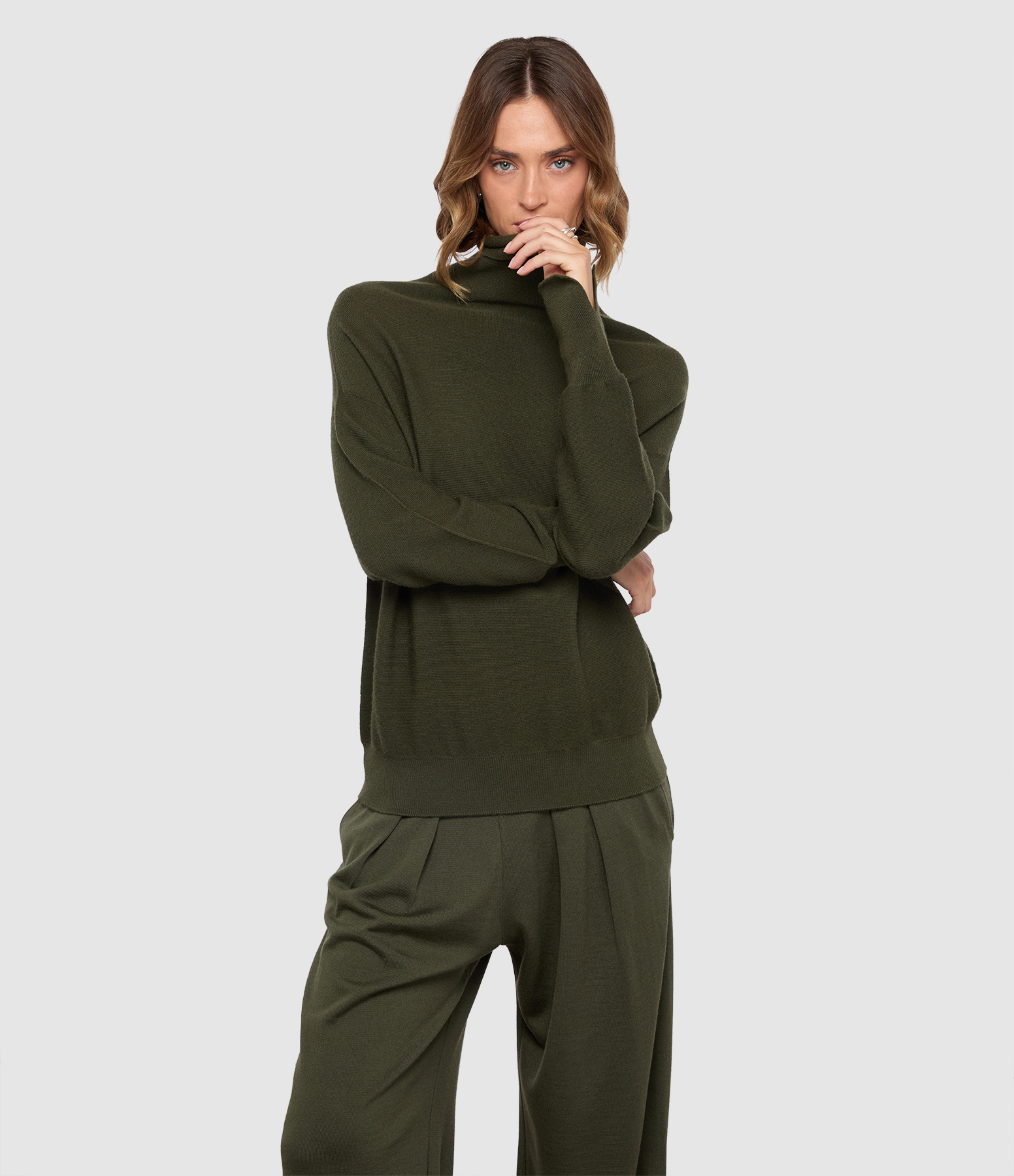 Nora2 Khaki Jumper