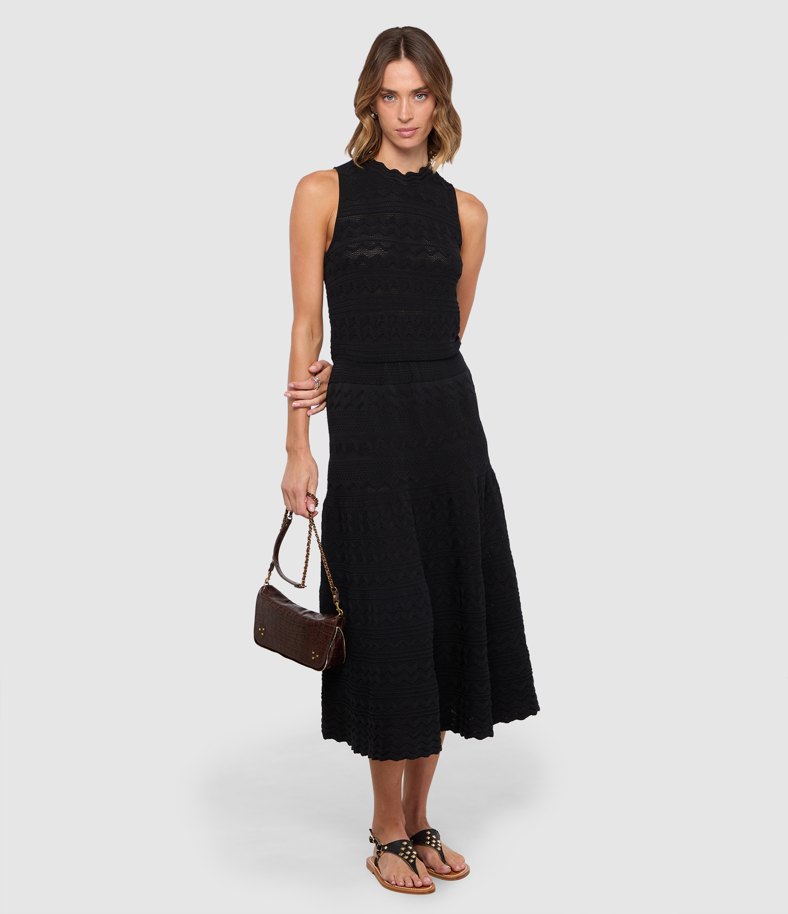 Cecilia Dress in Deep Black