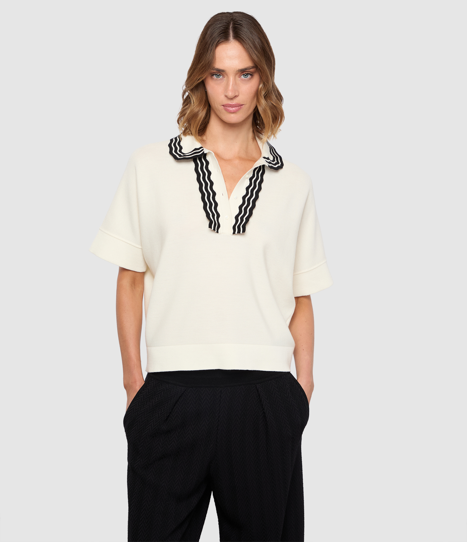 Deep Black Natural Top