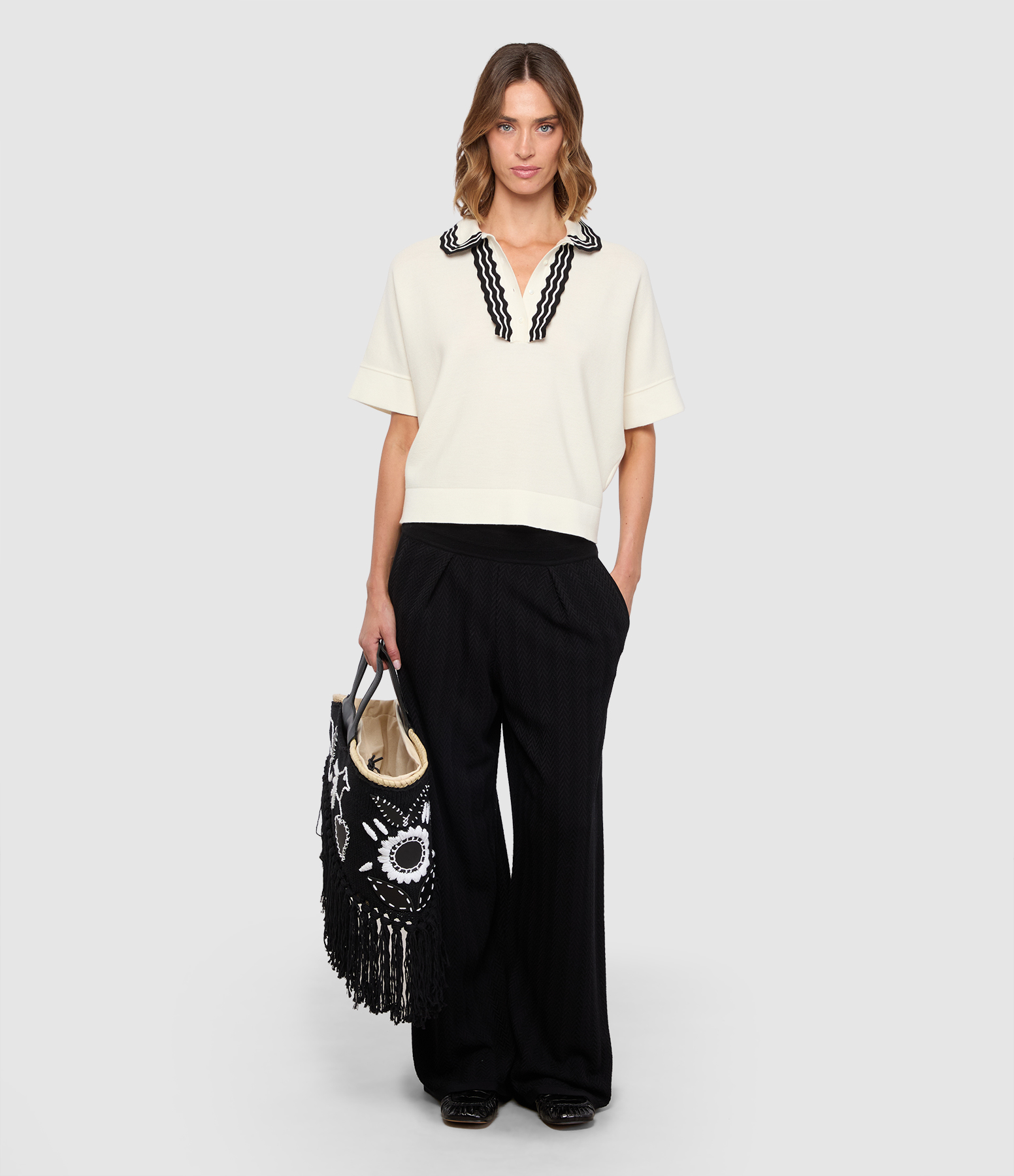 Etienne Trousers in Deep Black