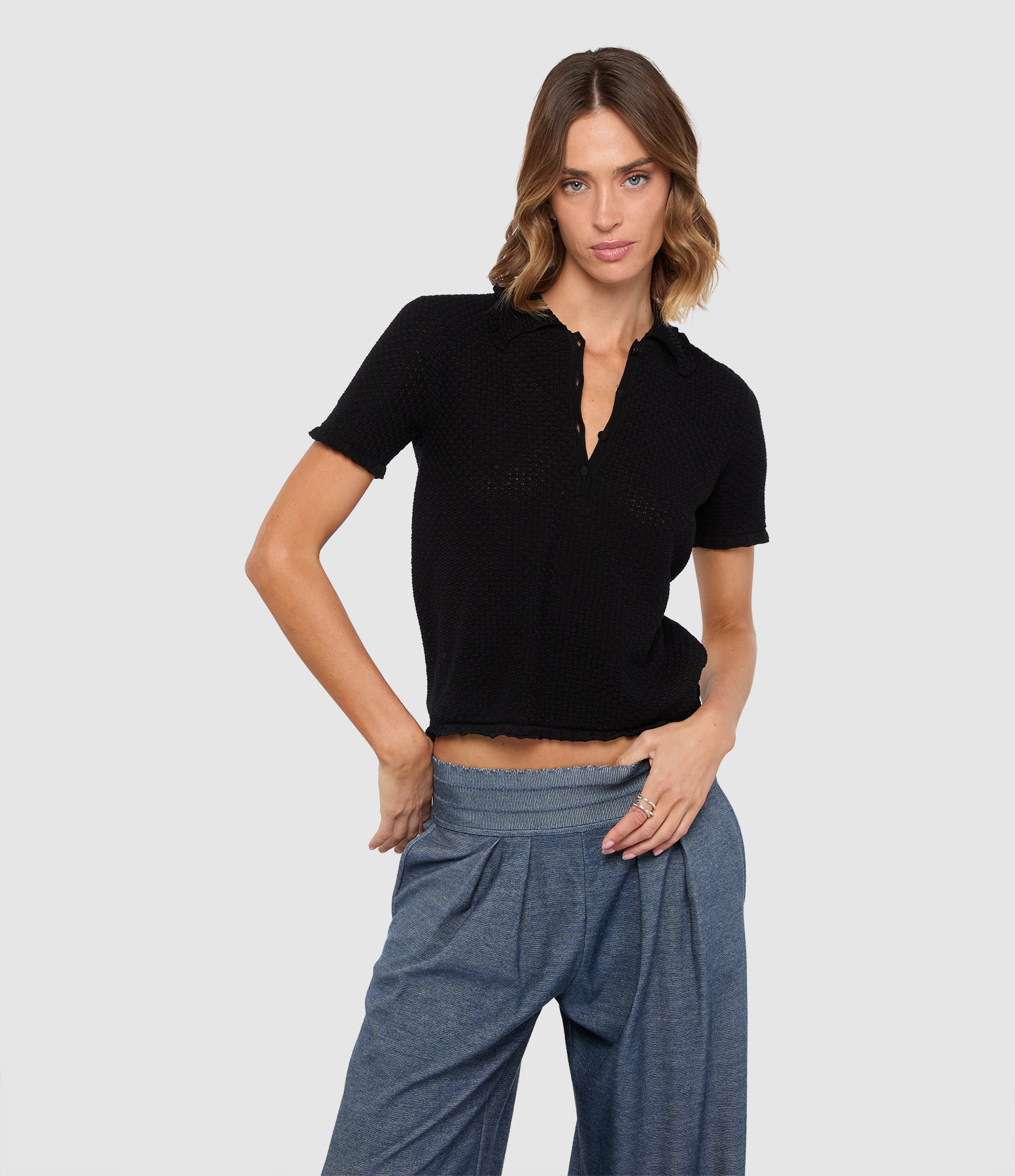 Extra Deep Black Polo Shirt