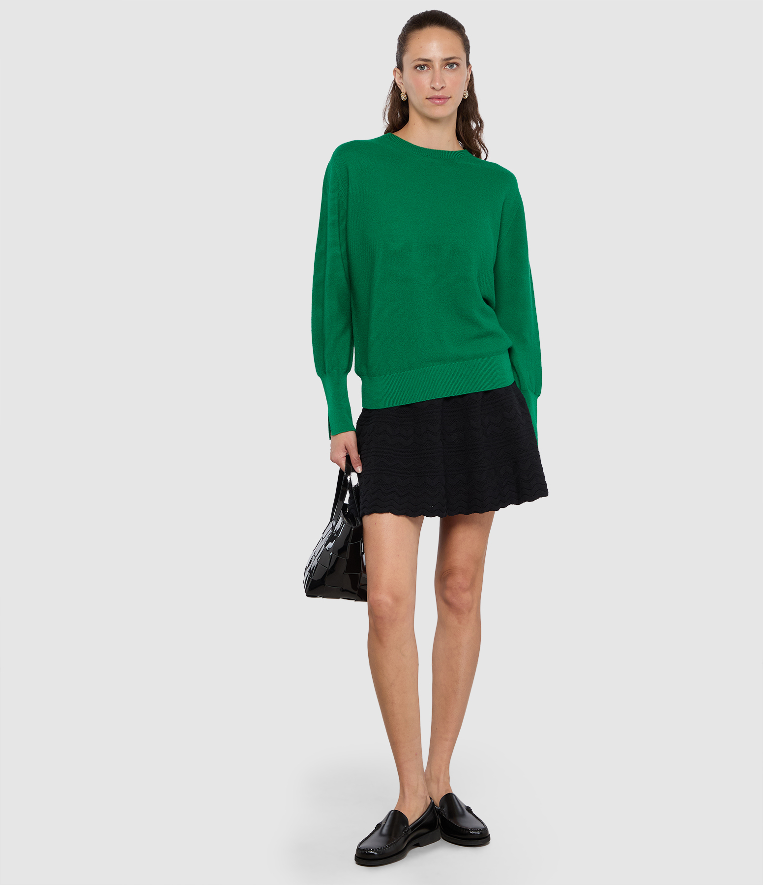 Fiva Skirt in Deep Black