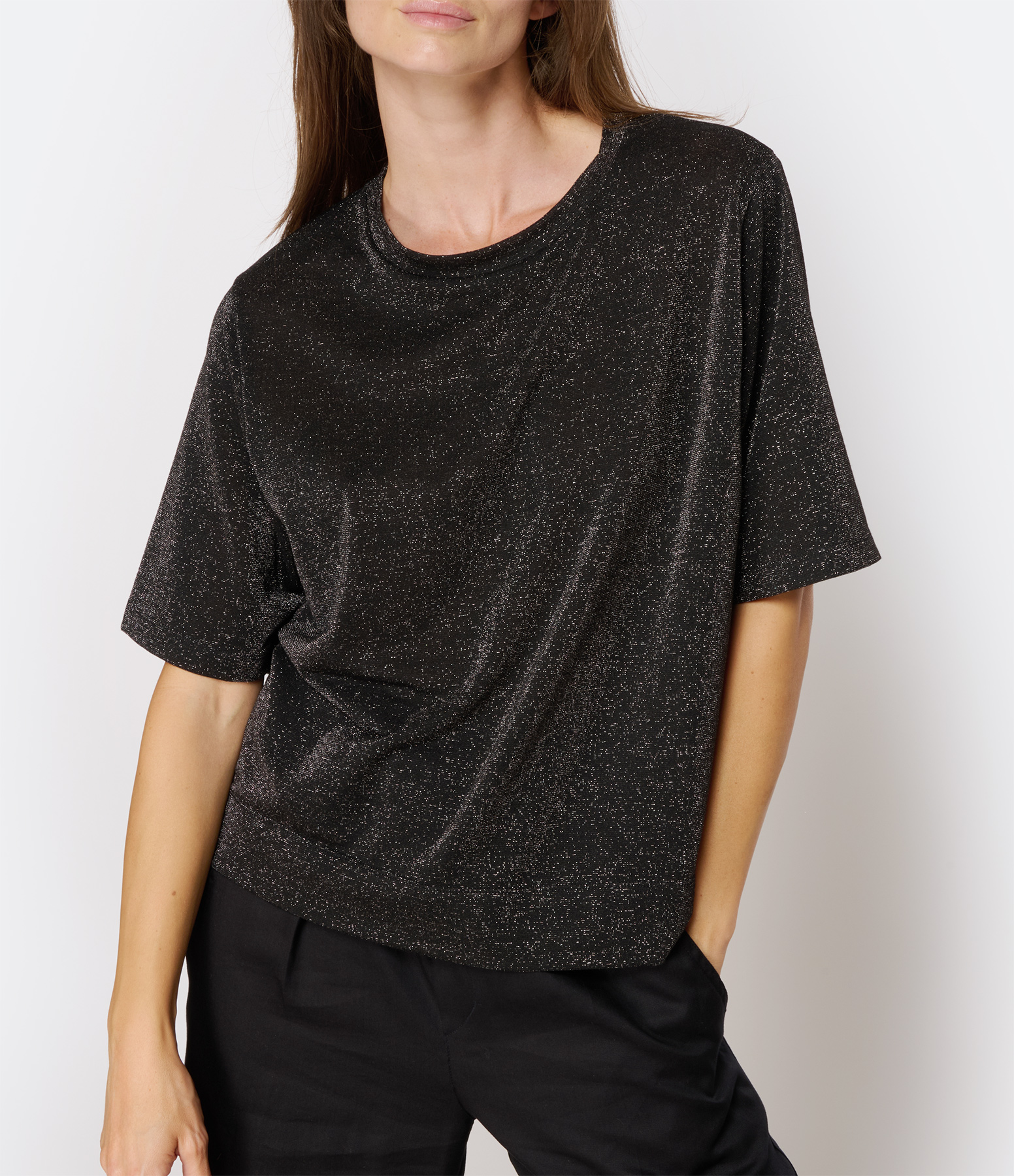Iora T-shirt in Anthracite Grey