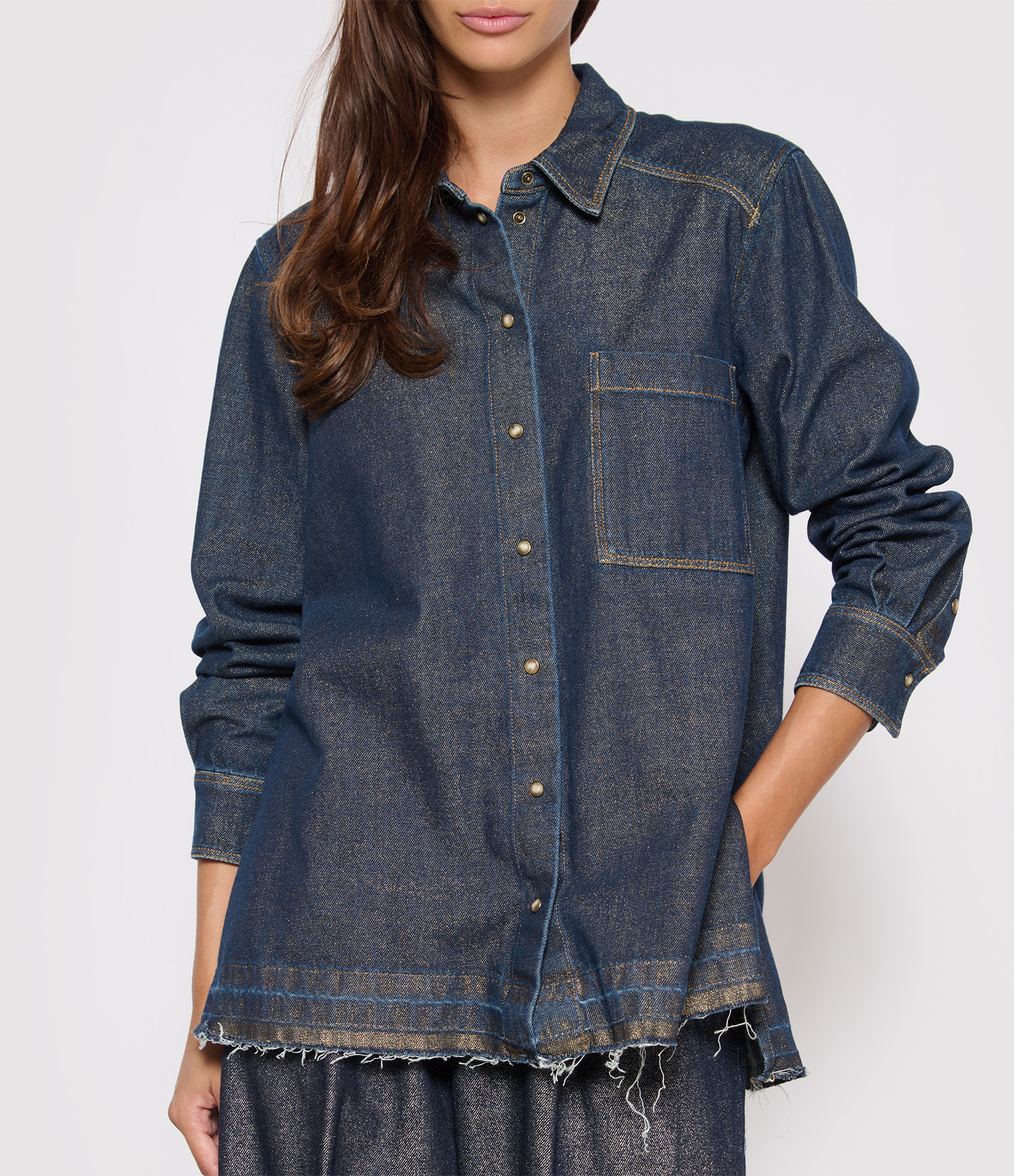 Aura Golden Blue Shirt