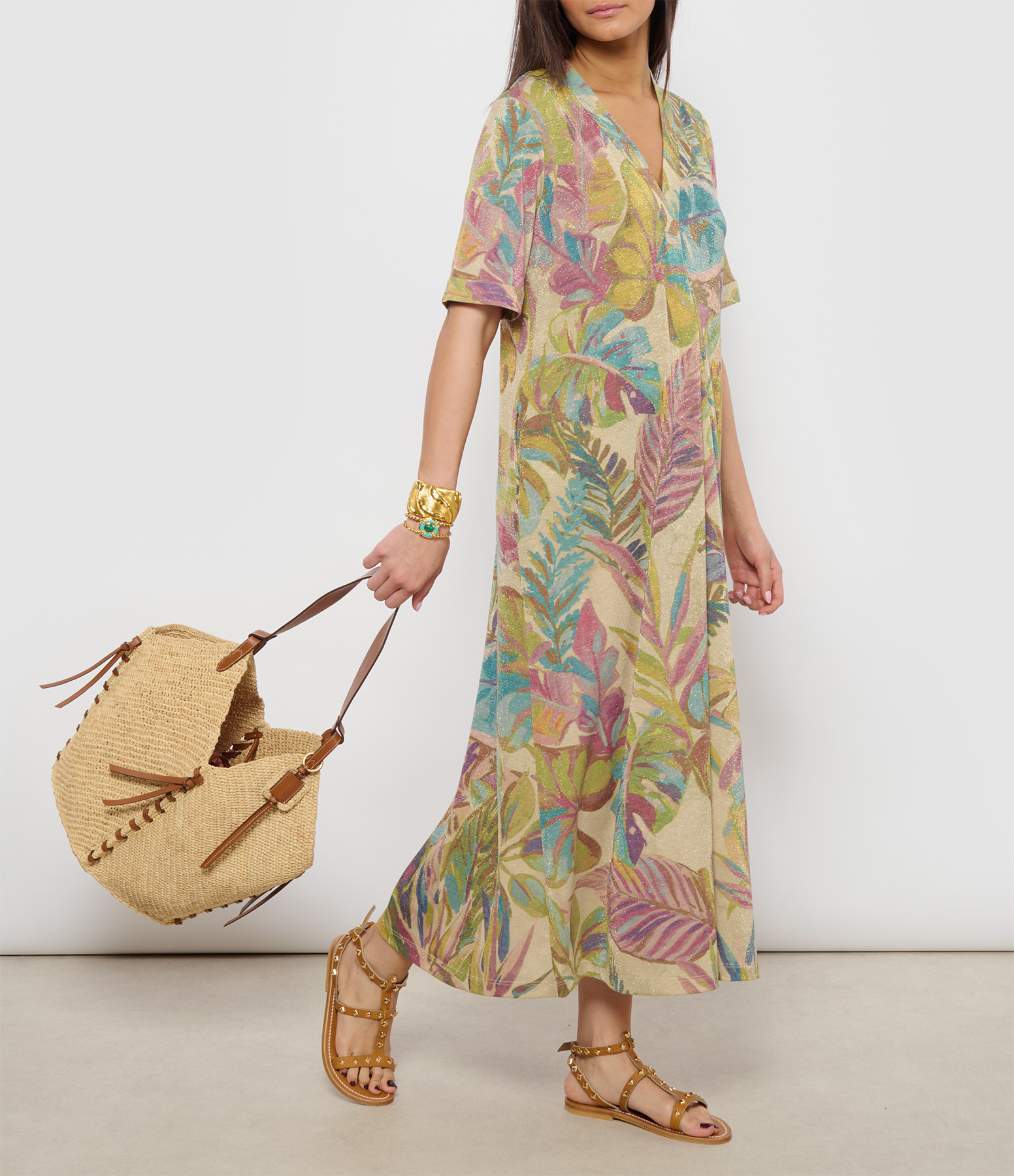 Altamura Multicolour Acquamarina Dress