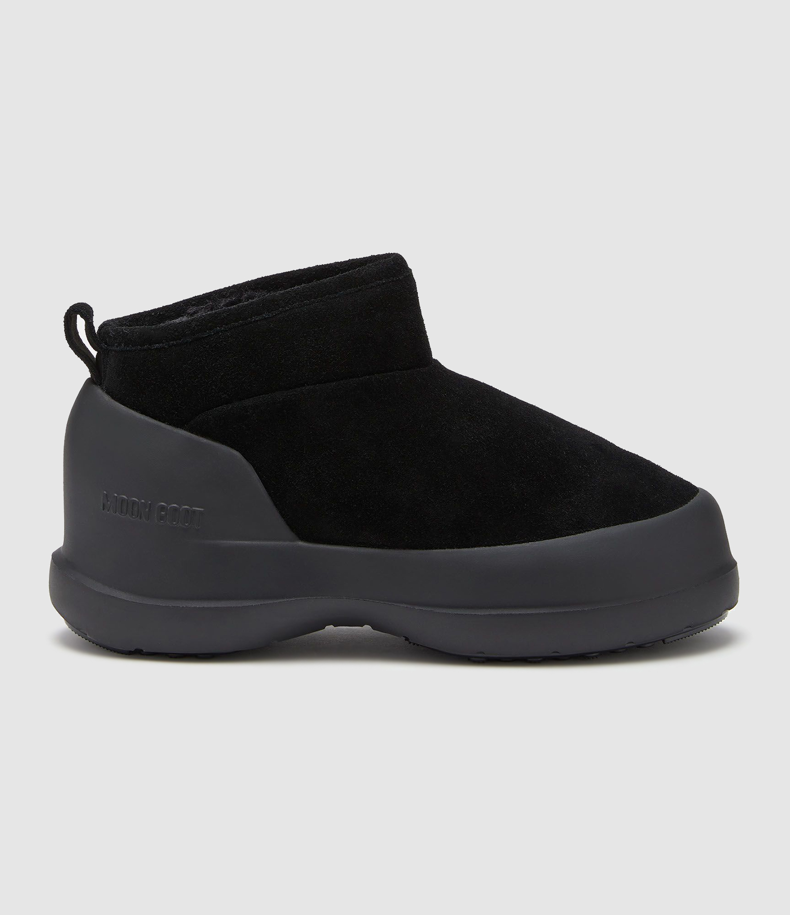 Moon Boot Luna Low Boot, Suede, Black