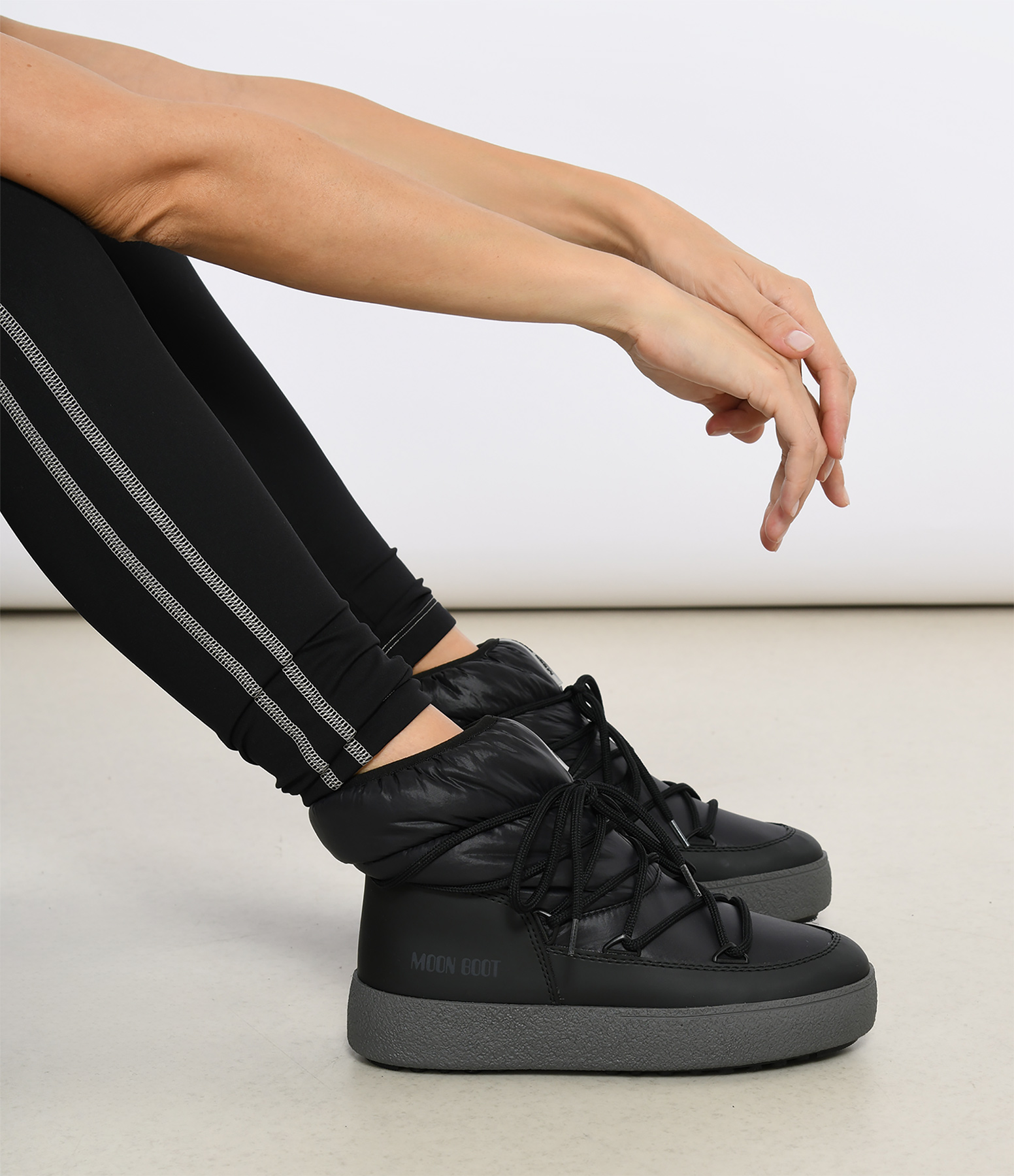 Moon Boot Ltrack Low Nylon Wp Black