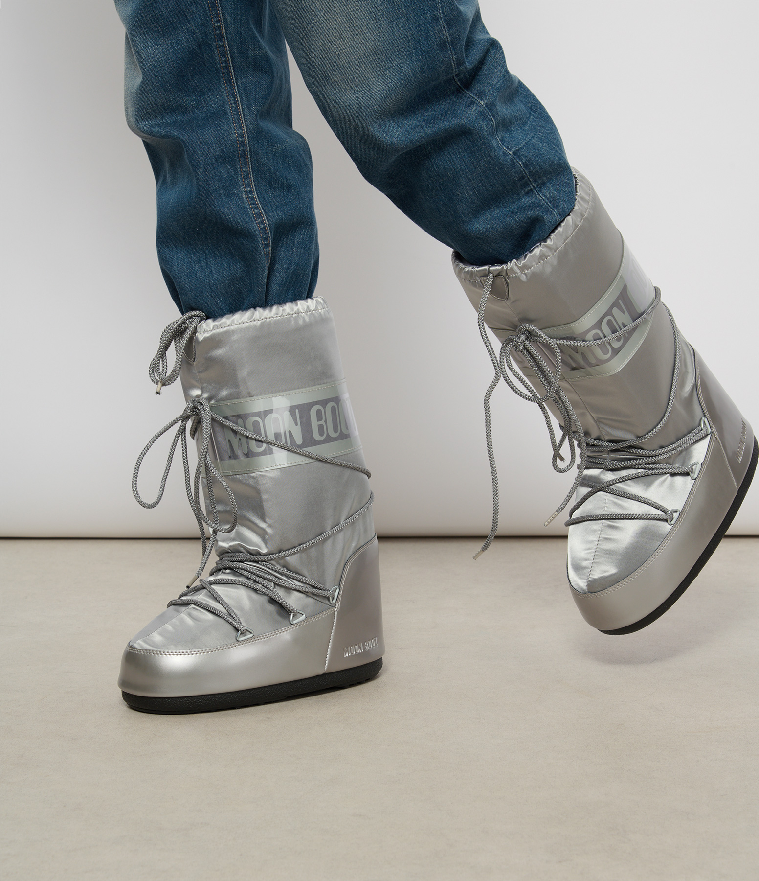 Moon Boot Icon Glance Silver