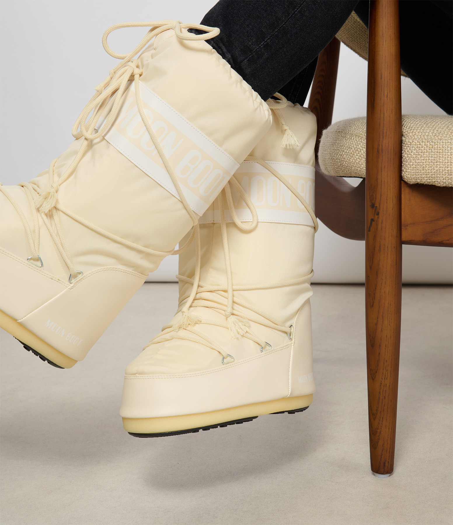 Moon Boot Icon Nylon Cream