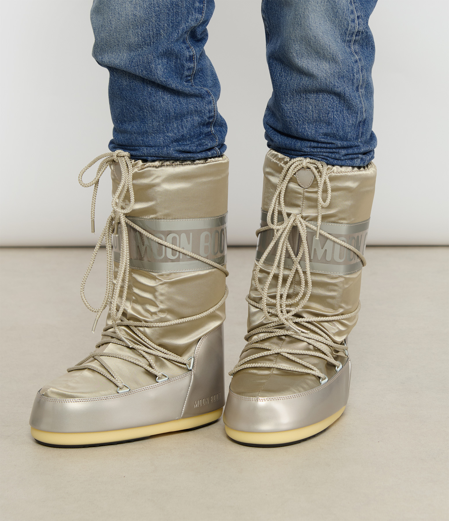 Moon Boot Icon Glance Platinum