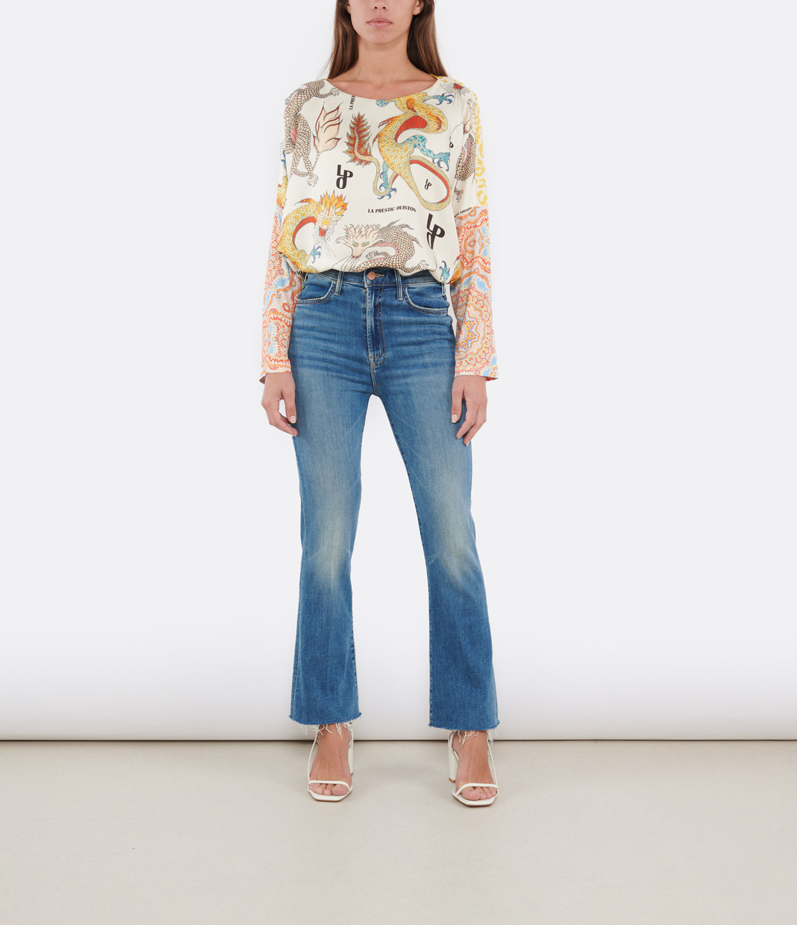 Jean The Hustler Ankle Fray Healing Jar – Blue