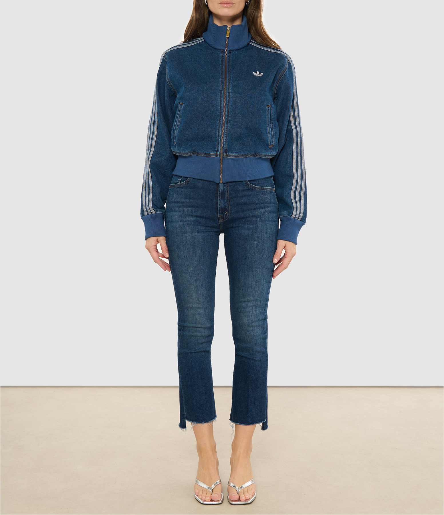 Jean The Insider Crop Step Fray Troublemaker