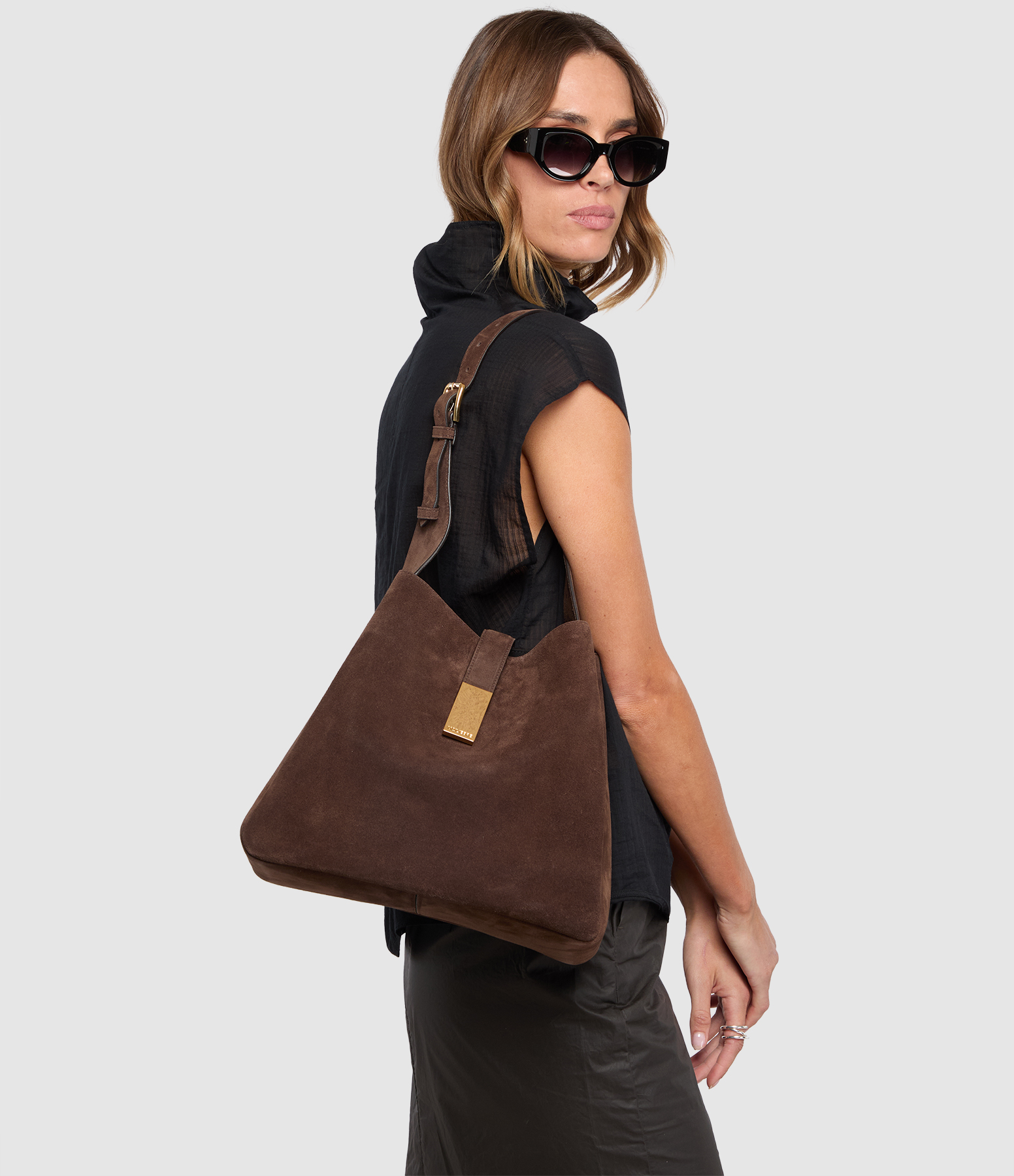 Teresa Large Handbag in Chocolate