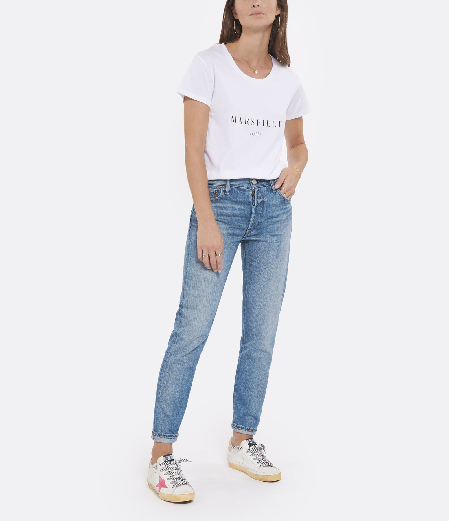 Jean Evans Tapered Blue Denim