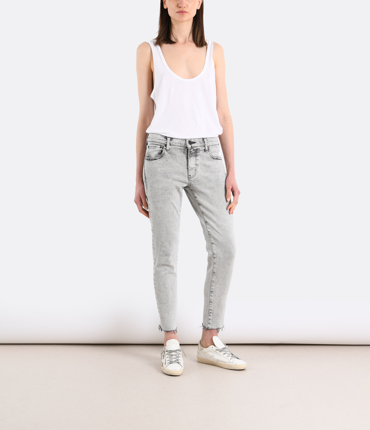 Grey Skinny Jeans by Scarlett