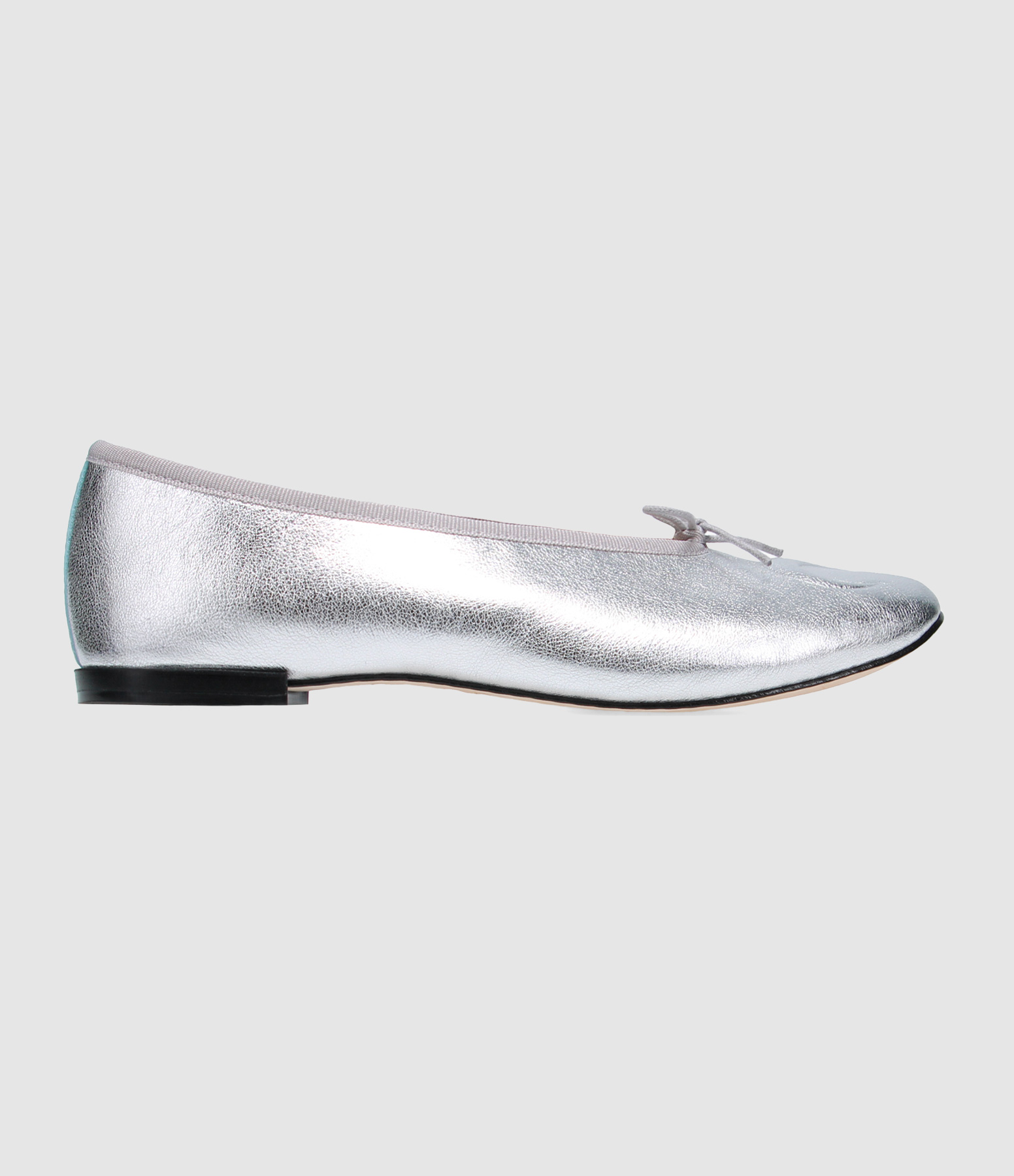 Lilouh Lune Argent Ballerina Flats, Repetto x Marine Serre Collaboration