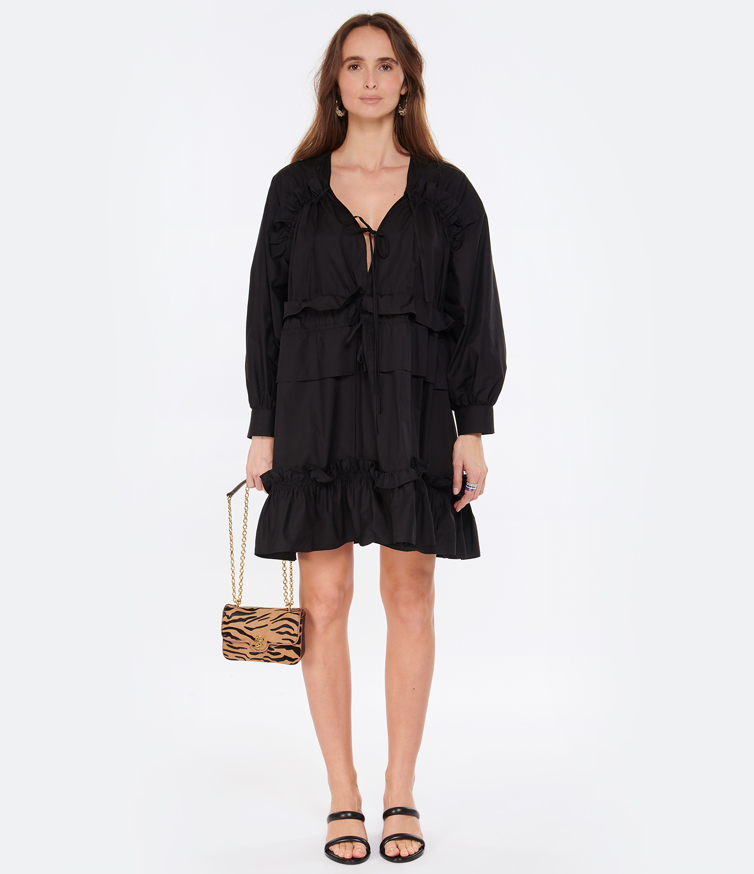 Black Cotton Dress