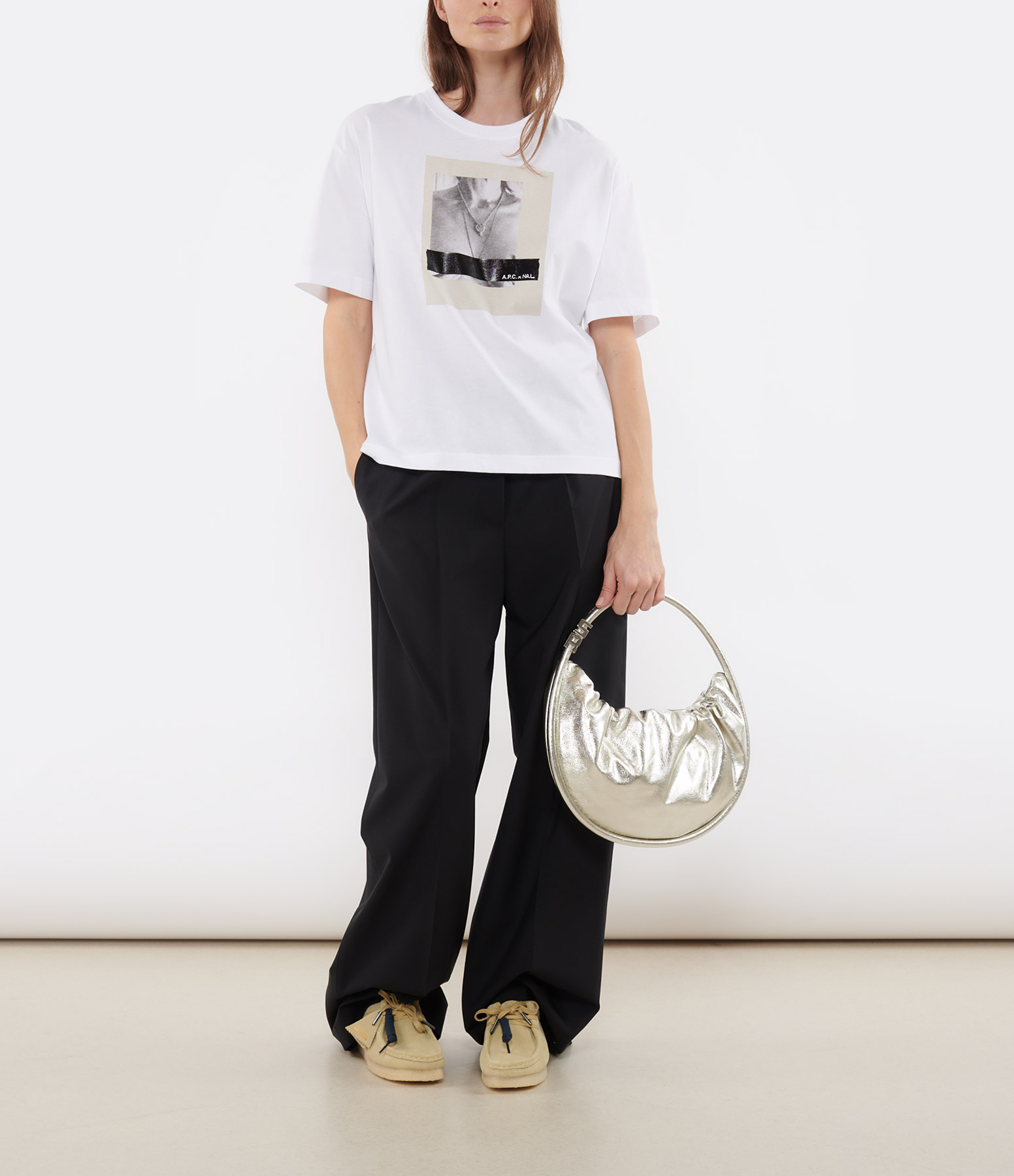 Black Pleated Trousers