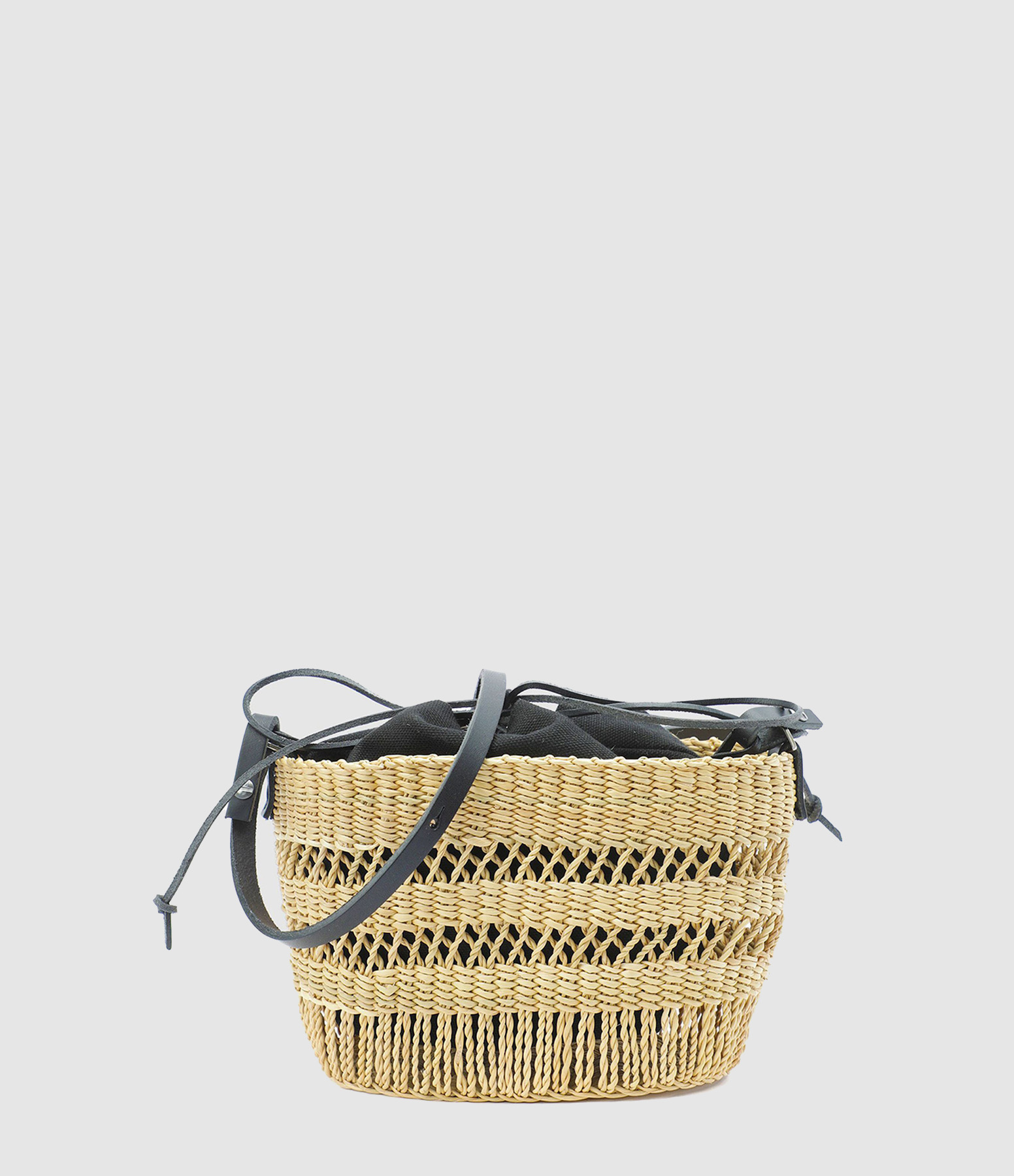 Mini Minette Natural Black Basket
