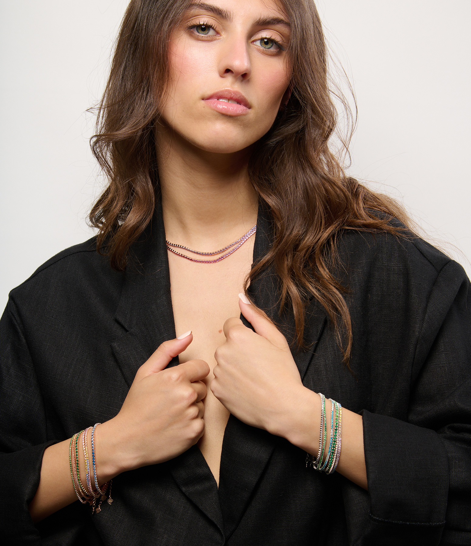 Golden Day Bracelet in Rose Gold and Multicoloured