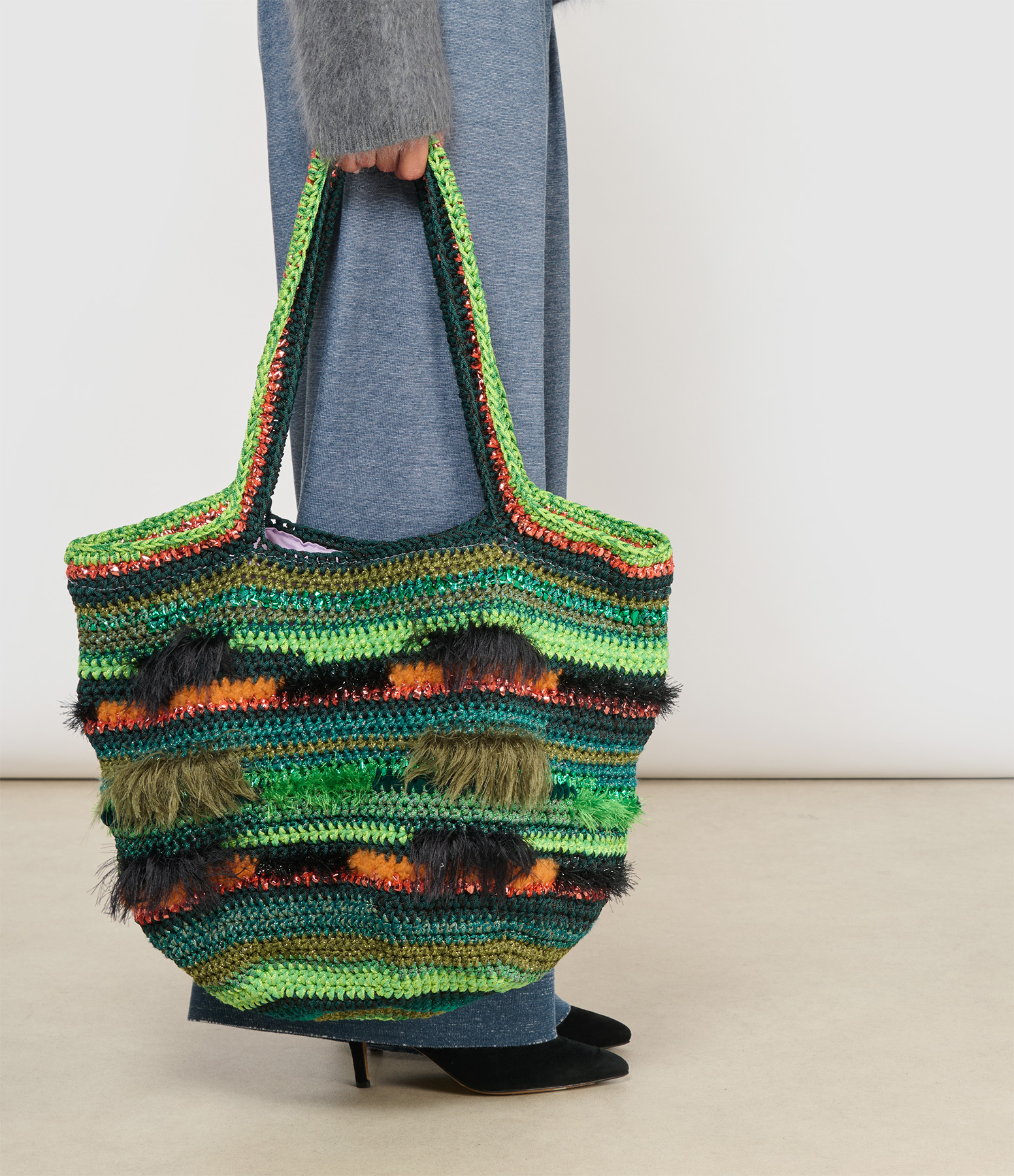 Ilknur Large Green Bag