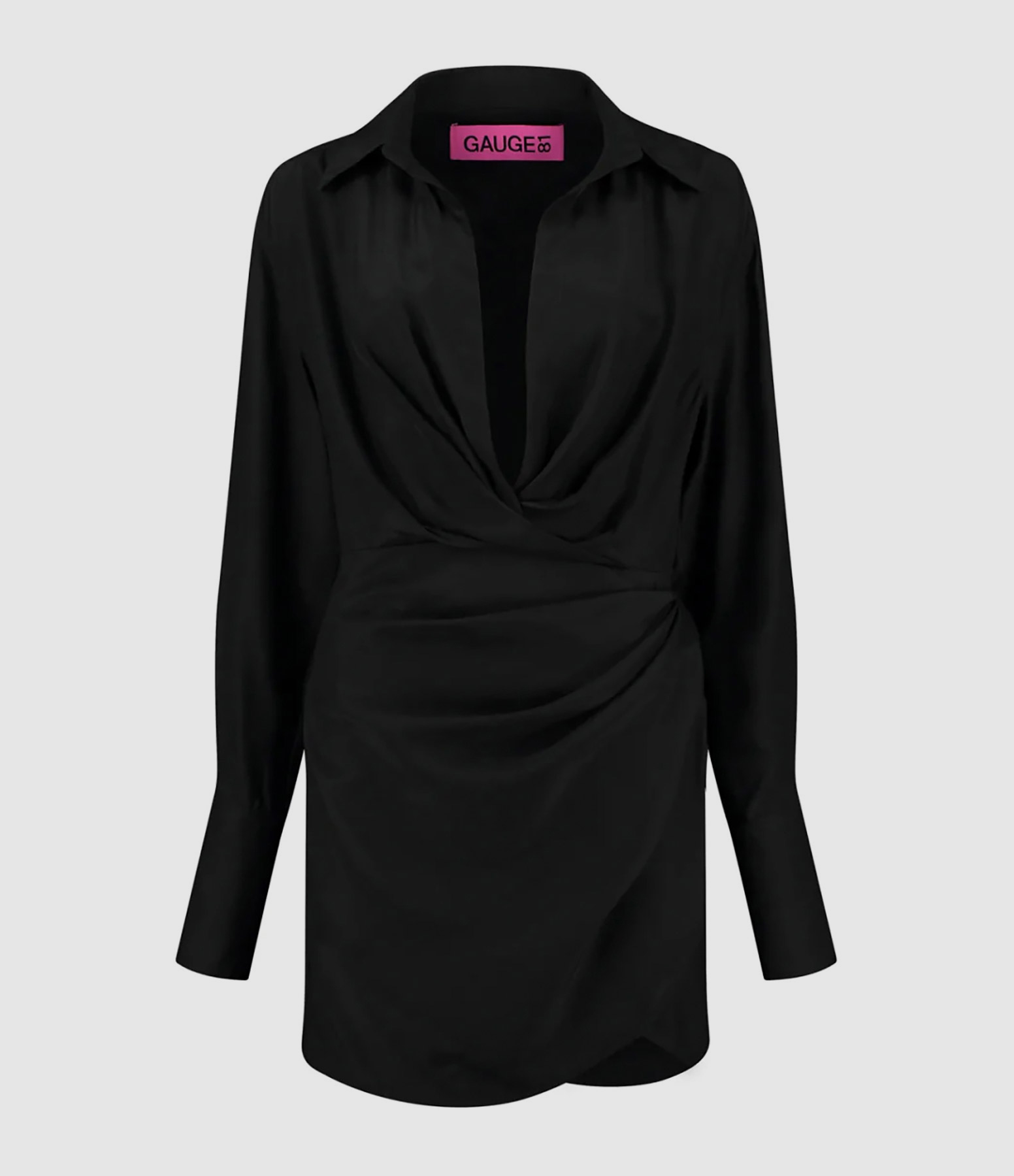 Naha Black Silk Dress