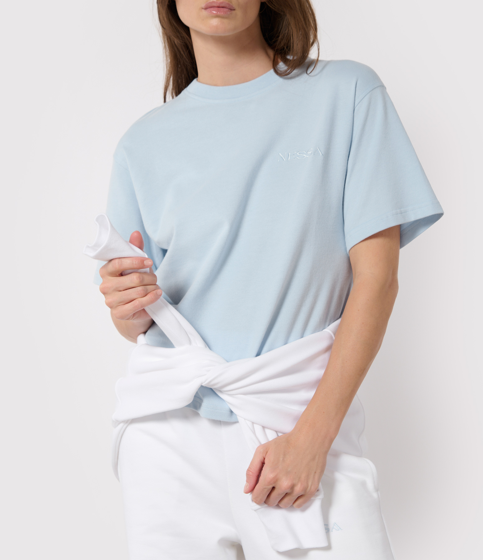Celeste Cotton T-shirt