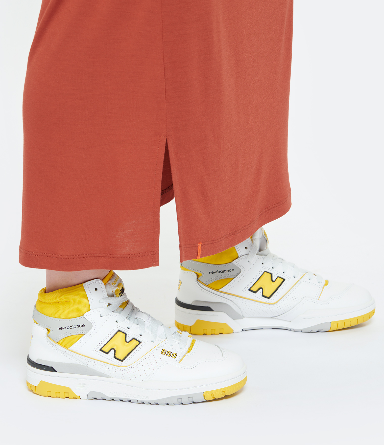 650R Trainers – White and Yellow
