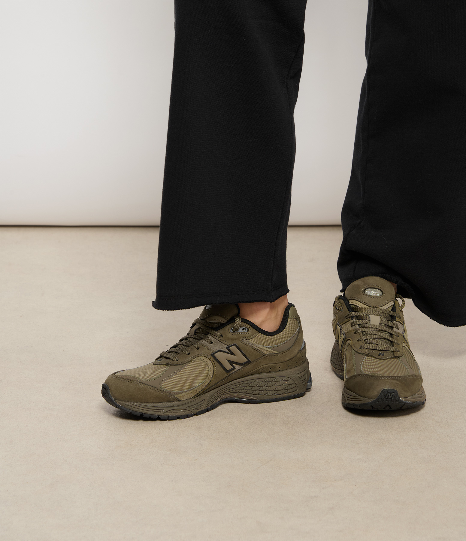 2002 Dark Camo Leather Trainers
