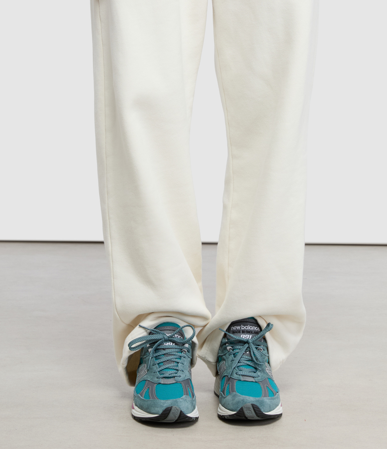 991 Porcelain Green trainers