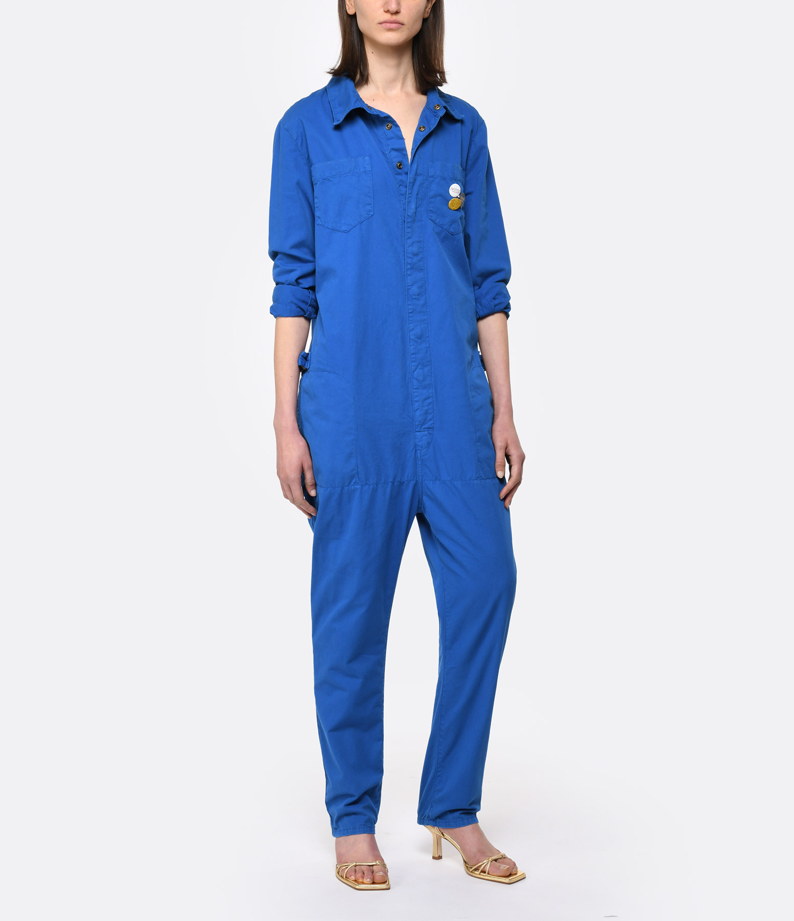 Heat Cotton Flo Blue Jumpsuit