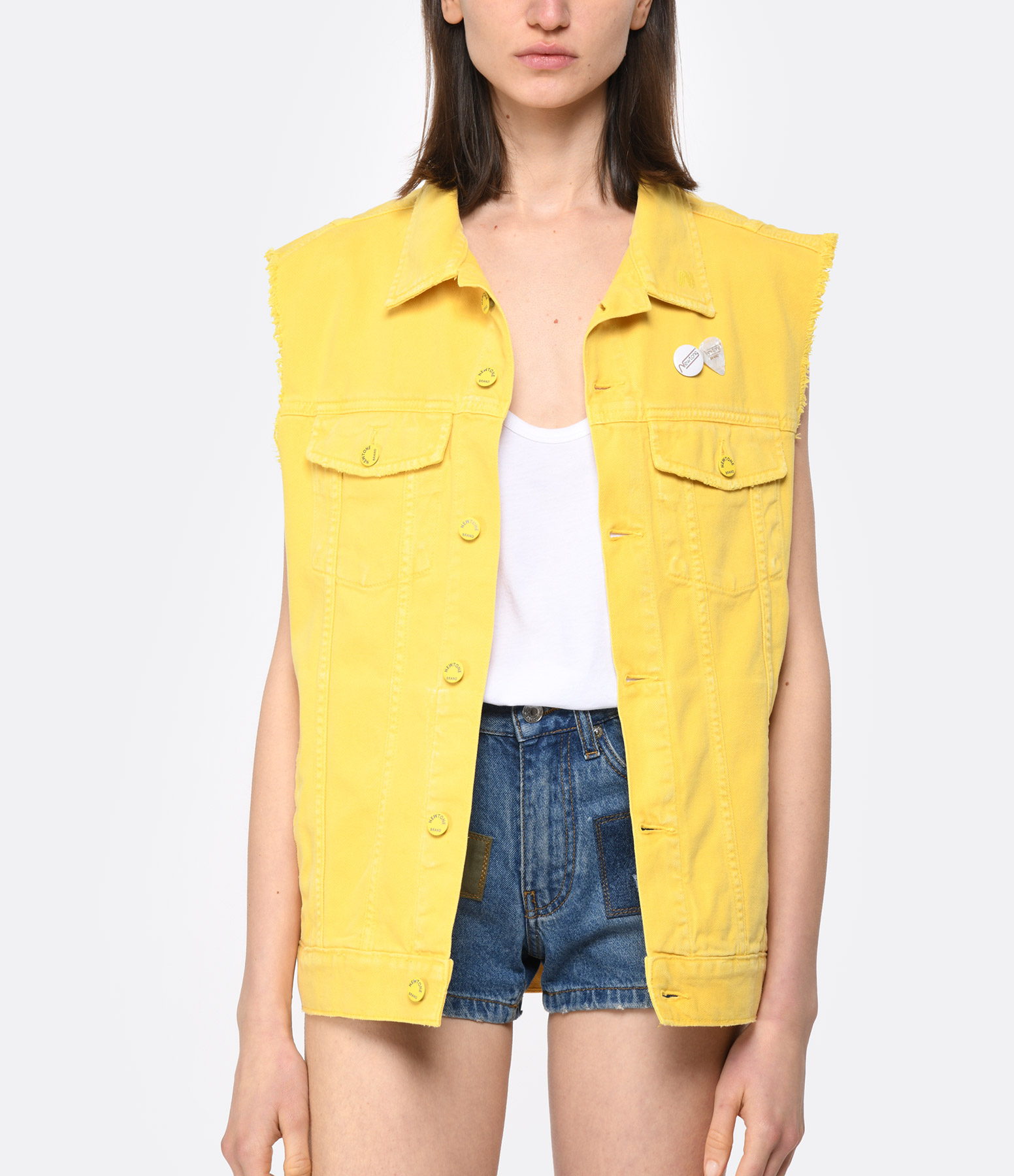 Cramer Bleed Sun Sleeveless Denim Jacket