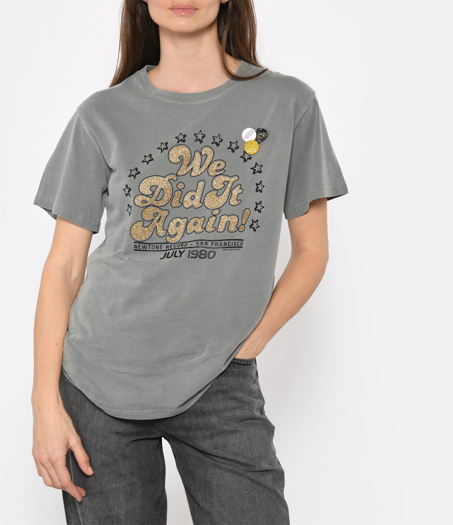 Trucker Again T-shirt – Grey