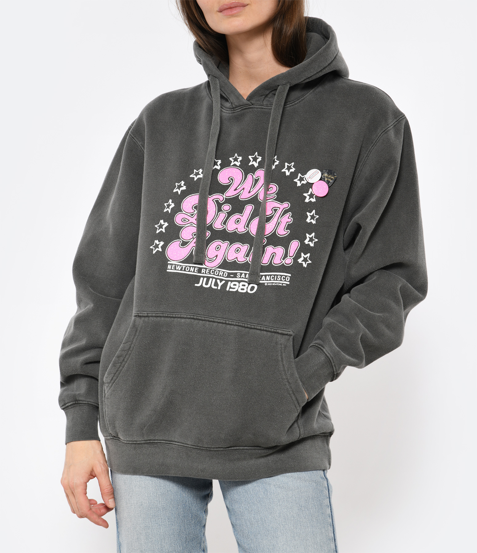 Jagger Again Pepper Hooded Top
