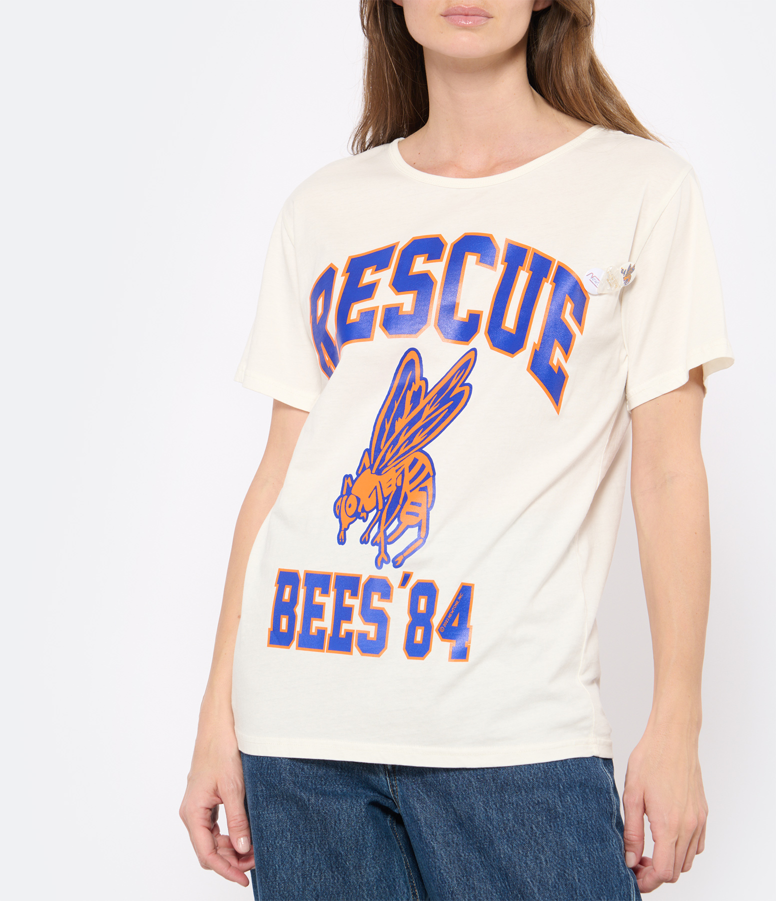 Schiffer Bees Dirty White T-shirt
